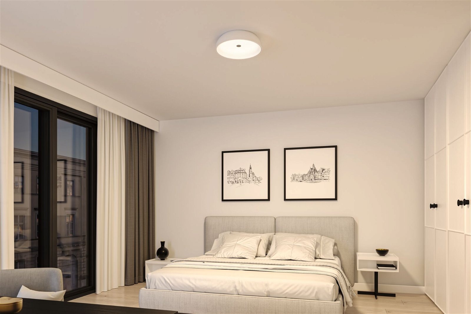Paulmann LED Deckenleuchte »Jaron 30W 400 mm Weiß 230V 2700K Metall/Kunstst günstig online kaufen