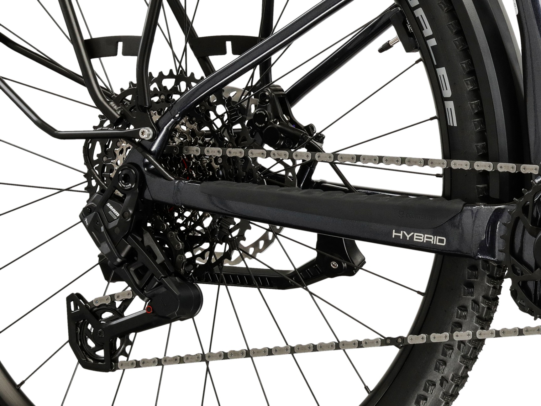 Kross »Influx Hybrid 6.0 21,3Ah / 800 Wh 29 Zoll schwarz 12 Gänge 2026« 12 Gang SRAM S1000 EAGLE AXS Schaltwerk Kettenschaltung Mittelmotor 250 W