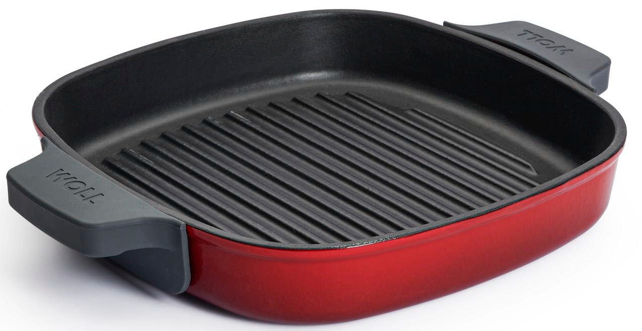 WOLL Grillpfanne »Iron«, Gusseisen, (1 tlg.), 24x24 cm, Induktion