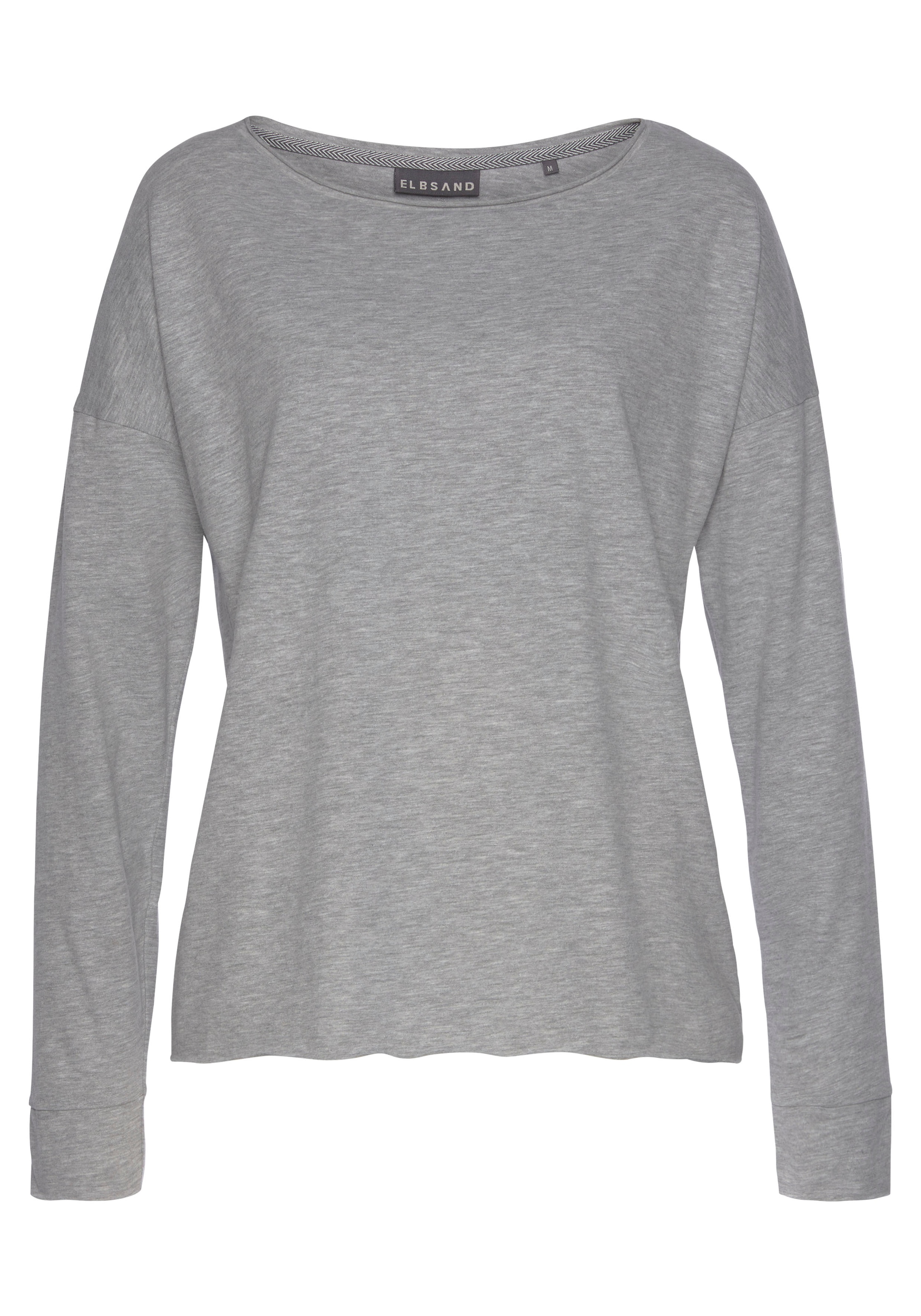 Elbsand Langarmshirt »Eltje«, mit Logodruck hinten, Longsleeve aus Baumwoll-Mix