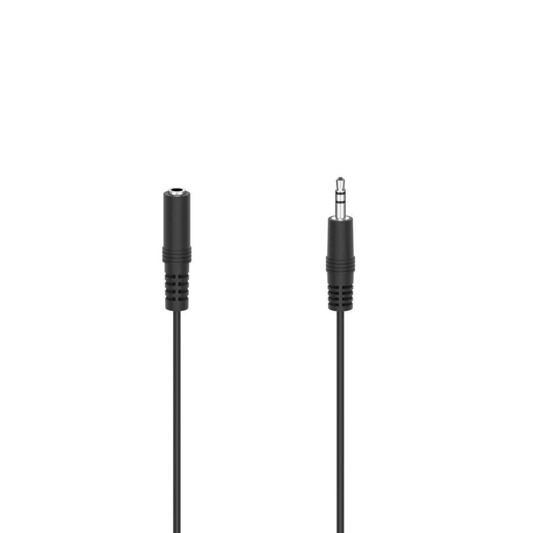 Bild von Hama Audio-Kabel »Audio-Kabel, 3,5-mm-Klinken-Stecker/Kupplung, Stereo, 2,5 m«, 3,5-mm-Klinke, 3,5-mm-Klinke