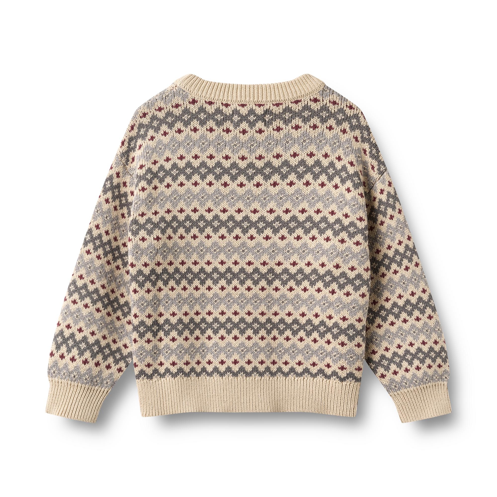WHEAT Strickpullover »Jacquard Pullover Harlow« Baumwolle