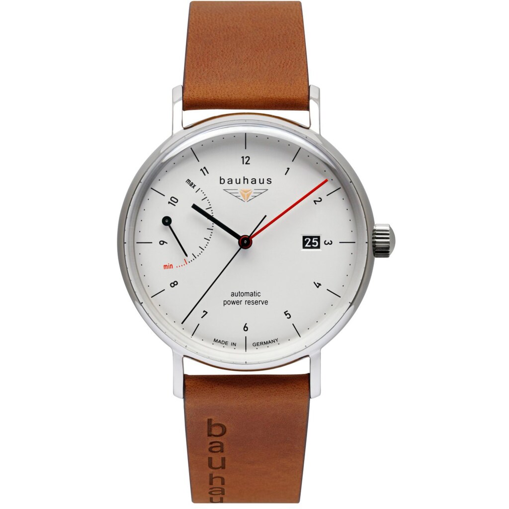 bauhaus Automatikuhr »Bauhaus Edition, Power Reserve, 2160-1«