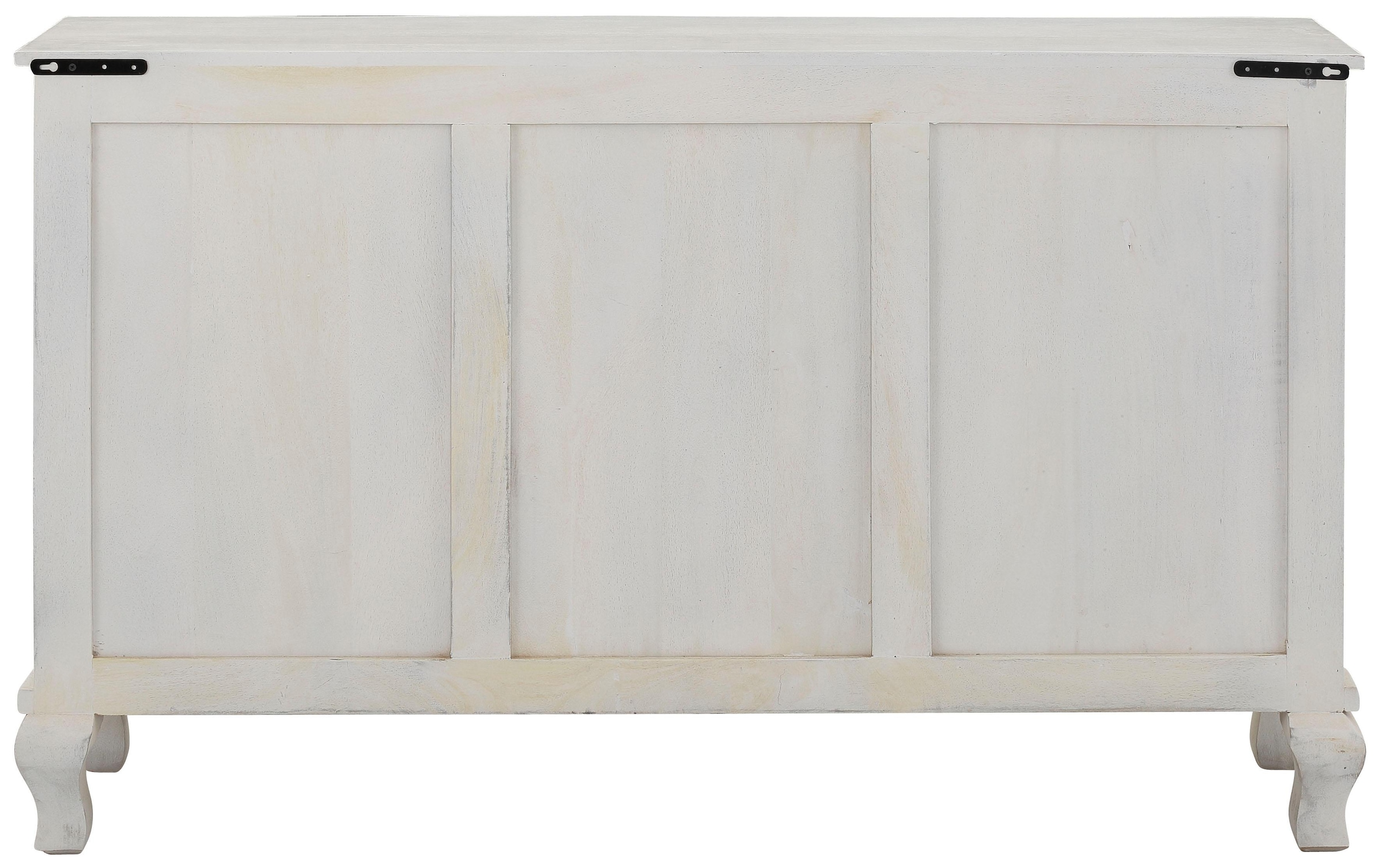 Home affaire Sideboard »Rajat«, Kommode aus Mangoholz mit Türfrontfräsungen, Breite 140 cm