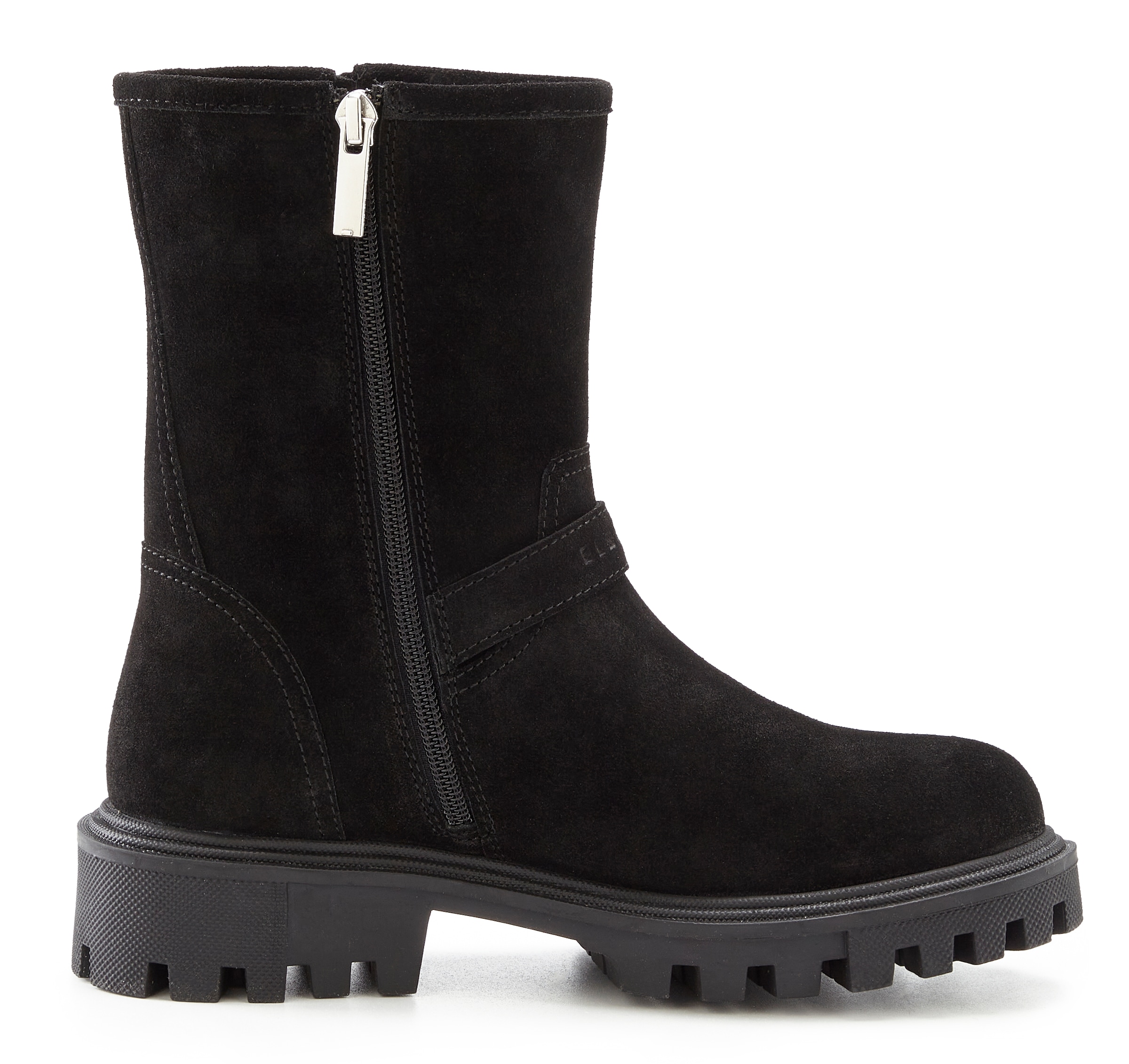 Elbsand Stiefelette »Stiefel, Boots, Bikerboots«  aus Leder mit trendigen Zierschnallen