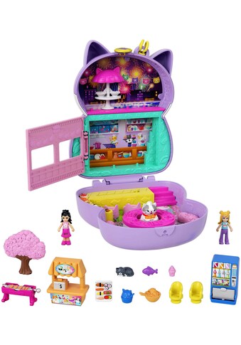 Mattel® Spielwelt »Polly Pocket, Katzen Restaurant Schatulle«, mit 2 Figuren und Zubehör kaufen