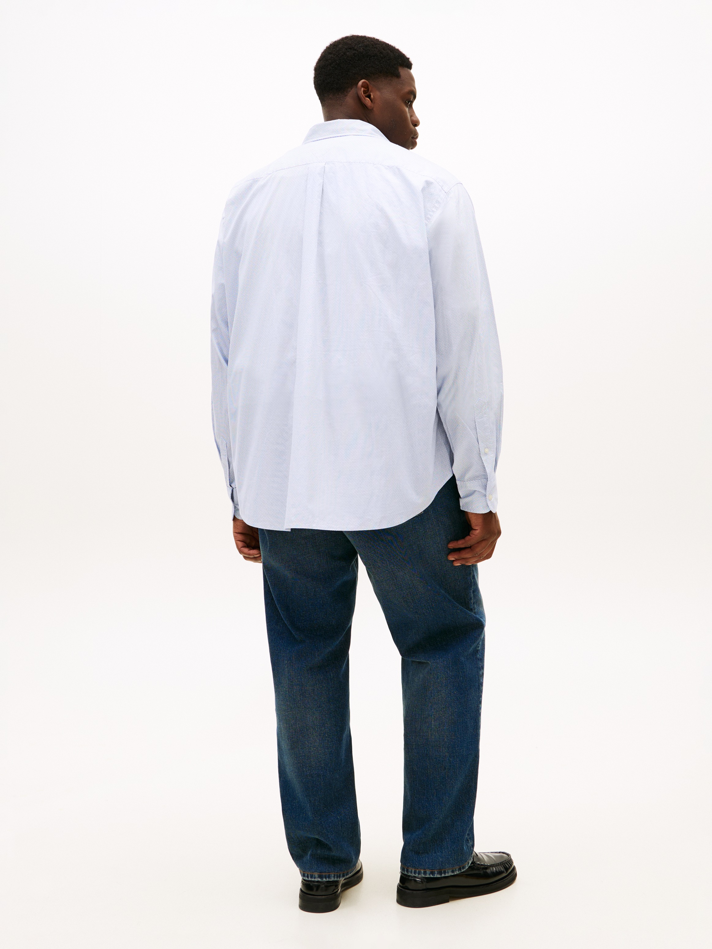 Tommy Hilfiger Big & Tall Langarmhemd »BT - FLEX POP FAKESOLID«