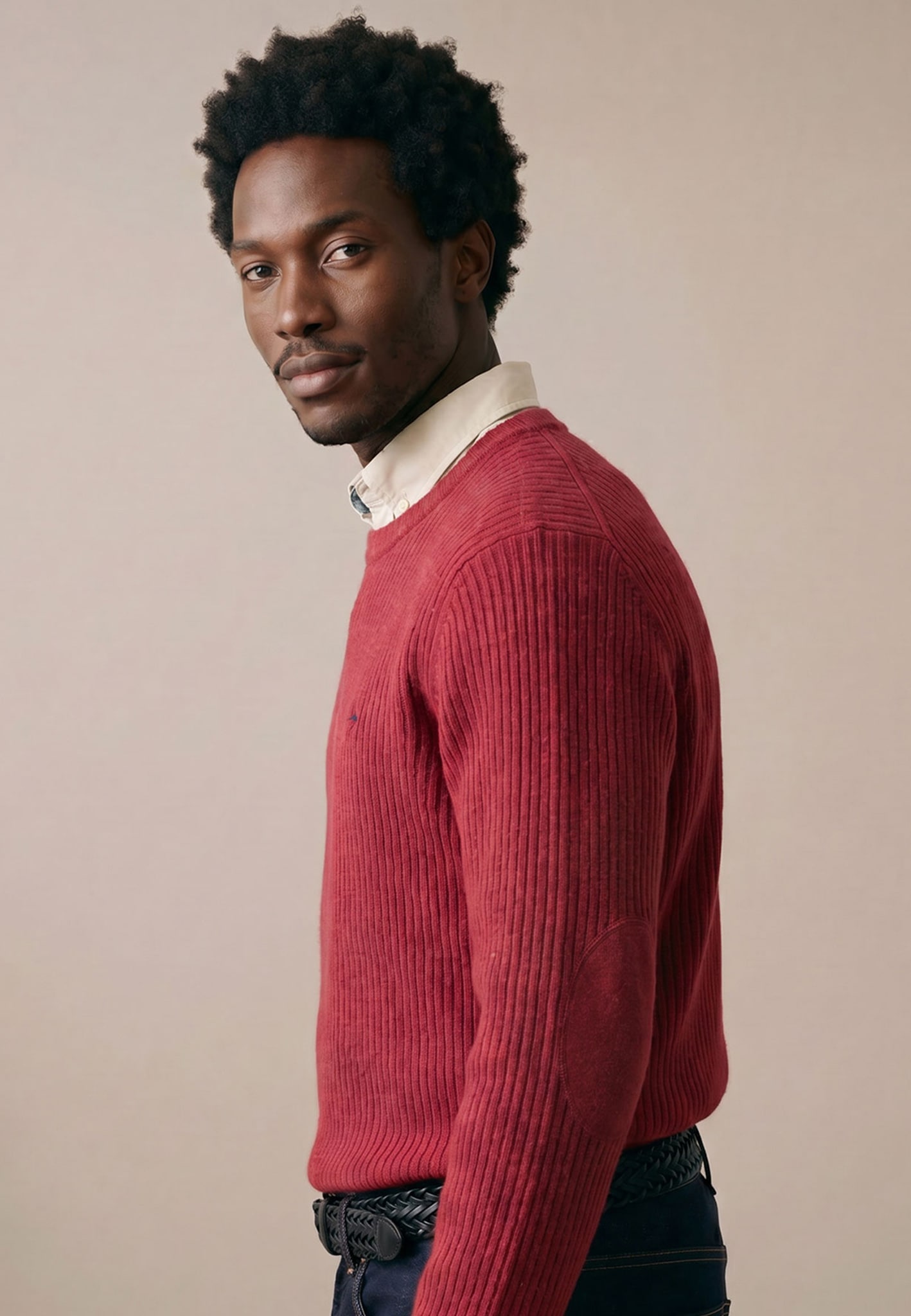 FYNCH-HATTON Strickpullover mit Logo-Stickerei