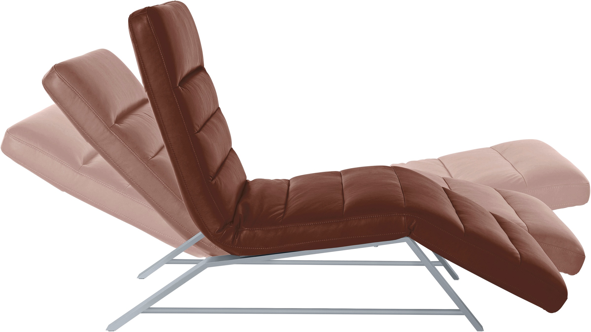 W.SCHILLIG Relaxliege »daily dreams«, Funktionsliege wahlweise mit Motor, Gestell matt, Breite 75 cm