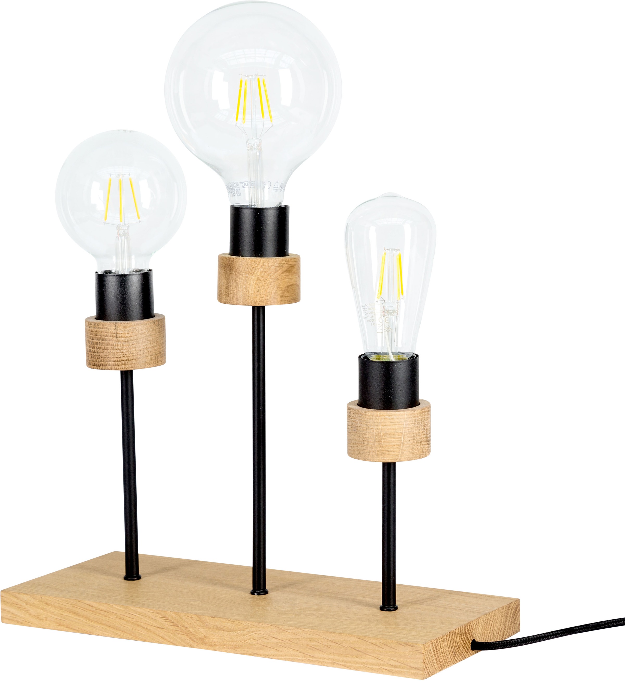 BRITOP LIGHTING Tischleuchte »CHANDELLE«, 3 flammig, Leuchtmittel E27   Leu günstig online kaufen