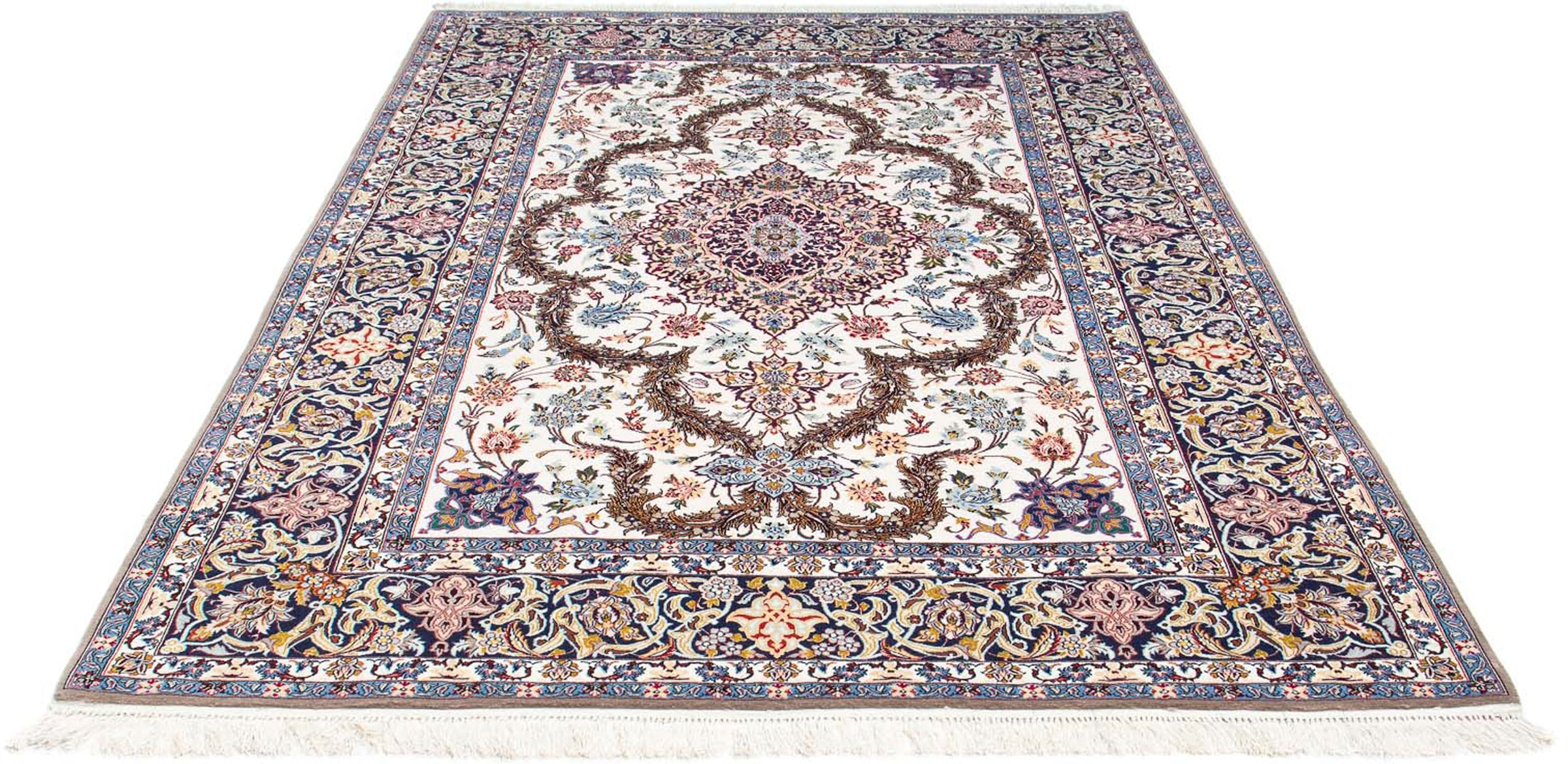 morgenland Orientteppich »Perser - Isfahan - Premium - 233 x 160 cm - beige günstig online kaufen