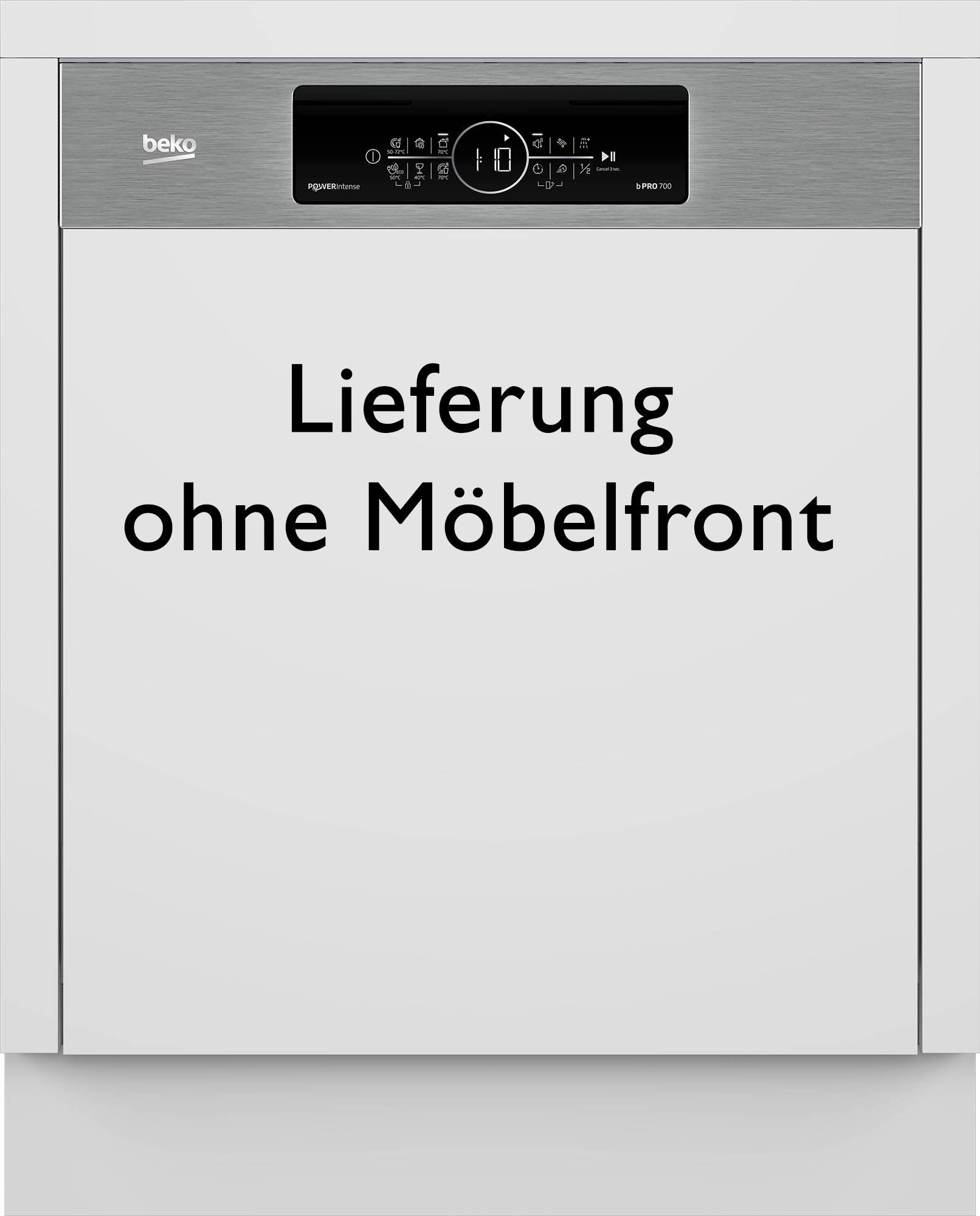 BEKO teilintegrierbarer Geschirrspüler »BDSN36541XP« 8,9 l 15 tlg. Maßgedec günstig online kaufen