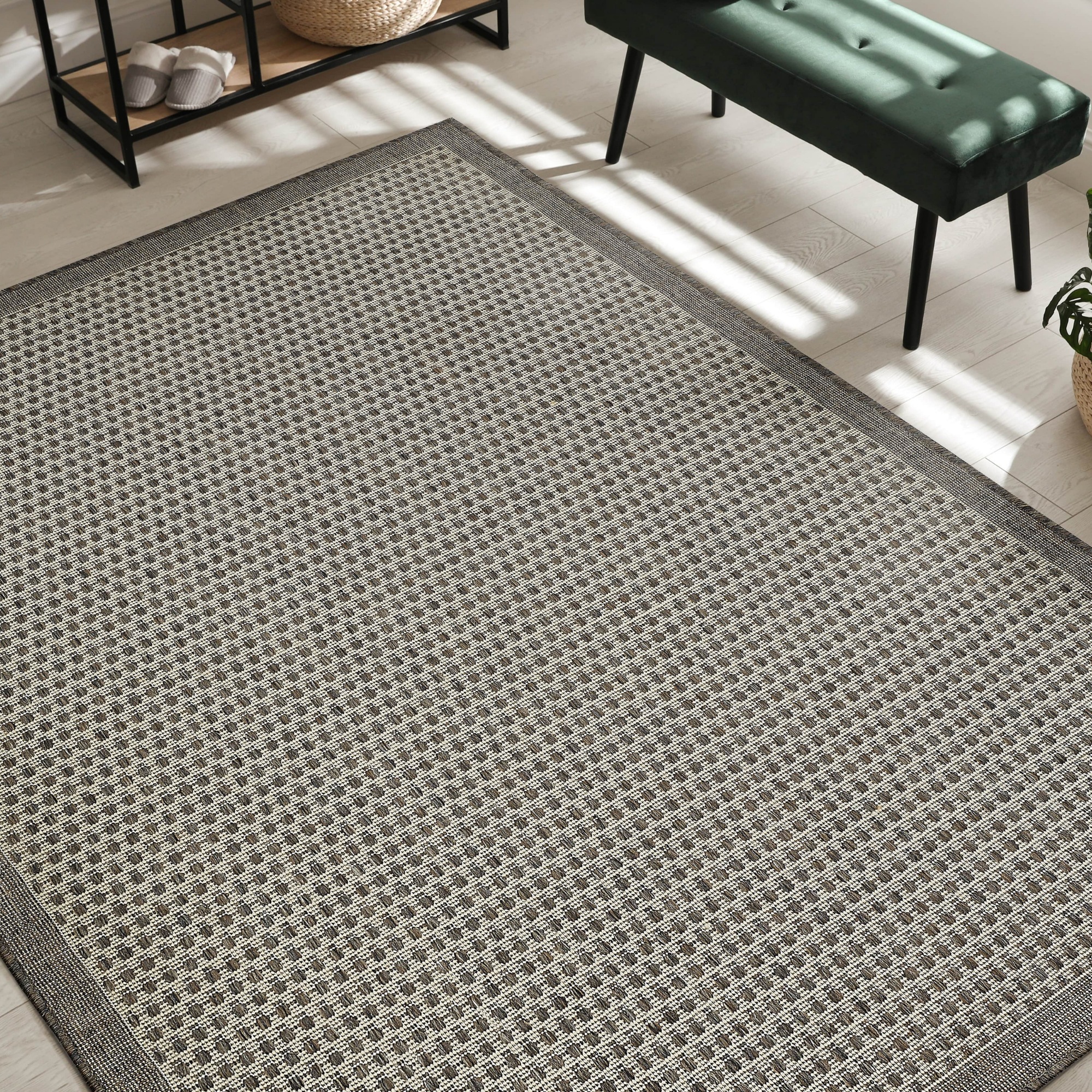 Andiamo Teppich »Savannah«, rechteckig, 4 mm Höhe, Flachgewebe, In- und Out günstig online kaufen