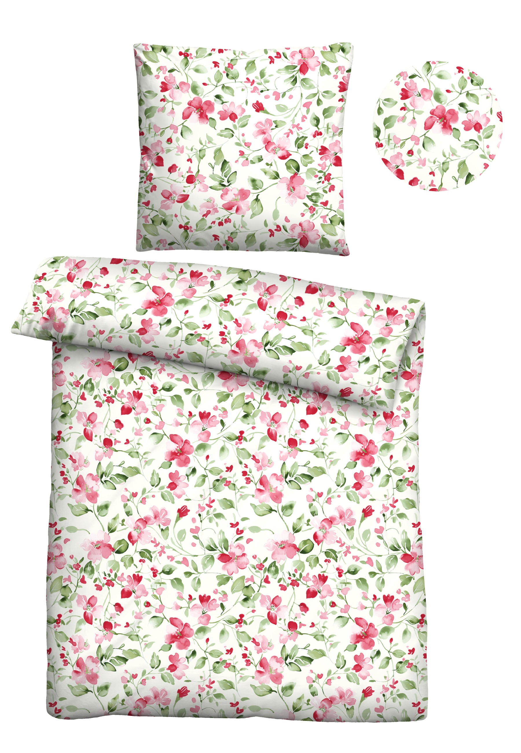 Castell - Markenbettwäsche Bettwäsche »0561119« 2 Stk. tlg. feiner Glanz+we günstig online kaufen