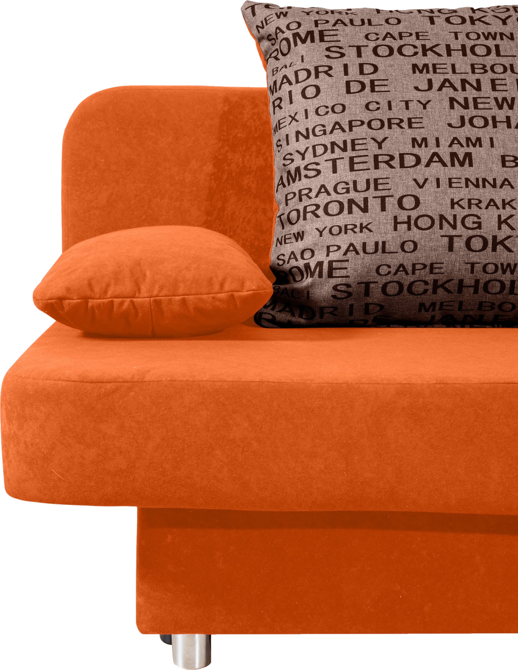 COLLECTION AB Schlafsofa »Ulla inkl. Bettfunktion und Bettkasten«, Schlafsofa,Bettfunktion,Bettkasten,inkl. Rückenkissen,Armlehnekissen