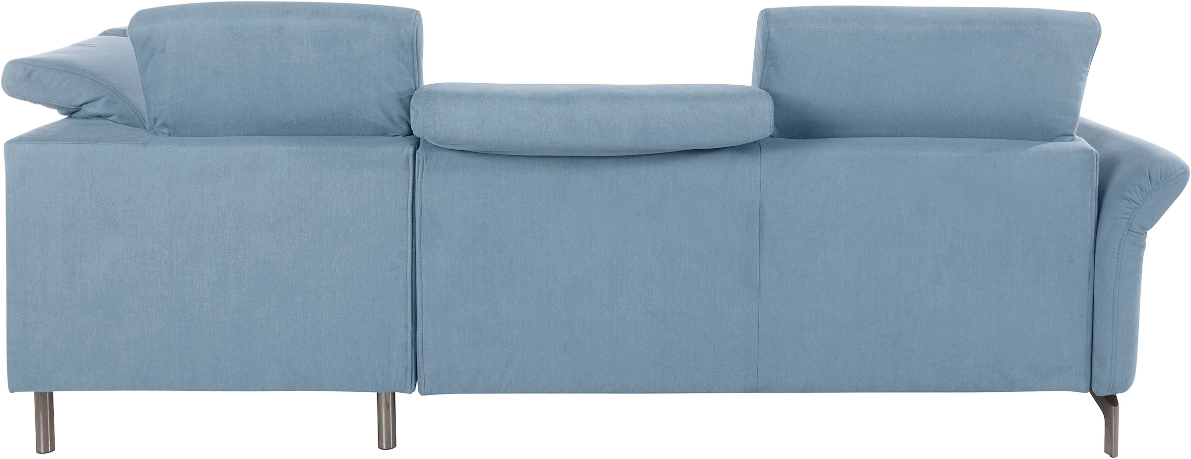 INOSIGN Ecksofa »Fresh L-Form«, Federkern, wahlweise Kopfteilverstellung und motorischer Vorziehsitz