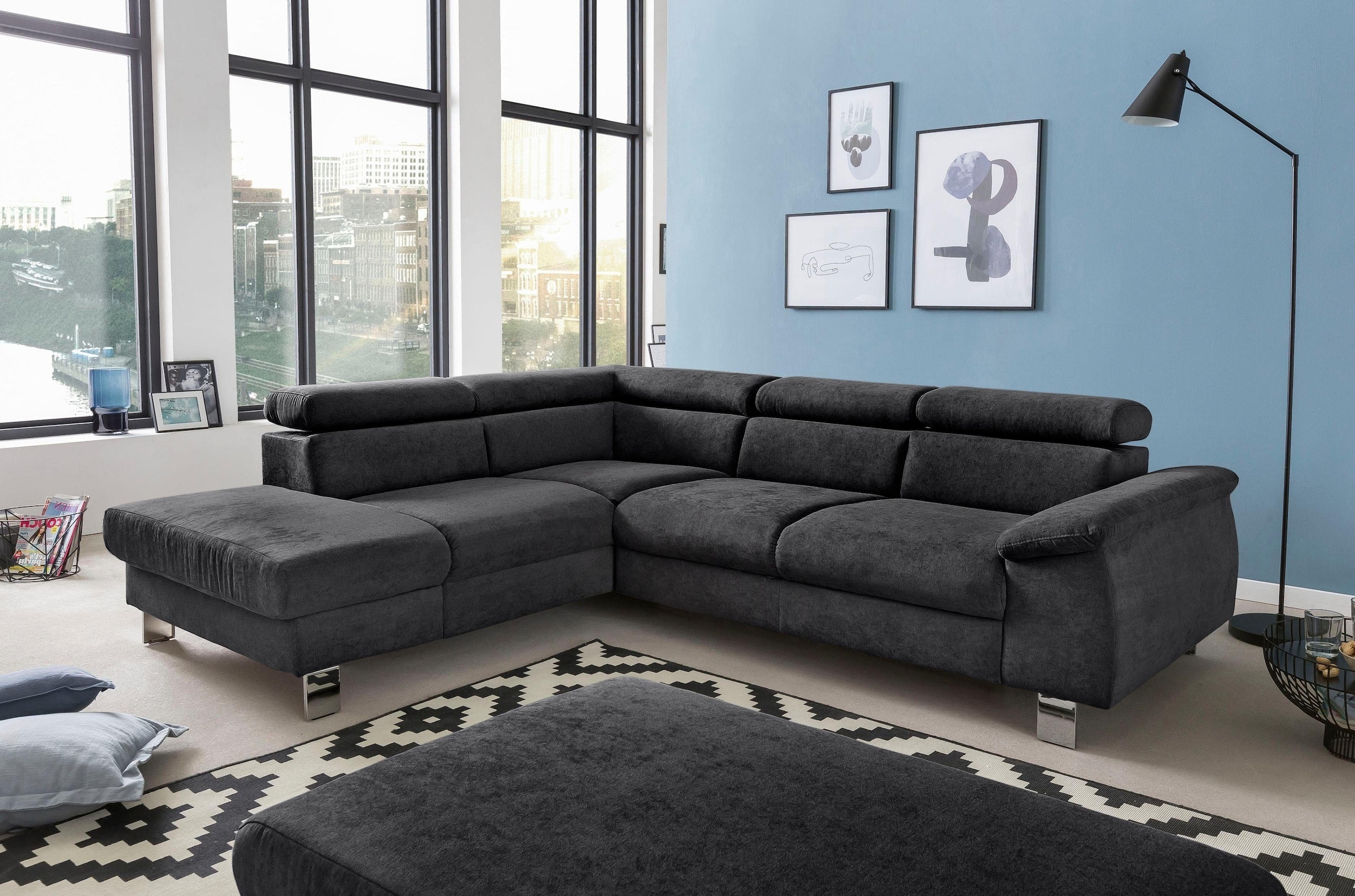 COTTA Polstergarnitur »Komaris L-Form«, (Set), Set bestehend aus: Ecksofa m günstig online kaufen