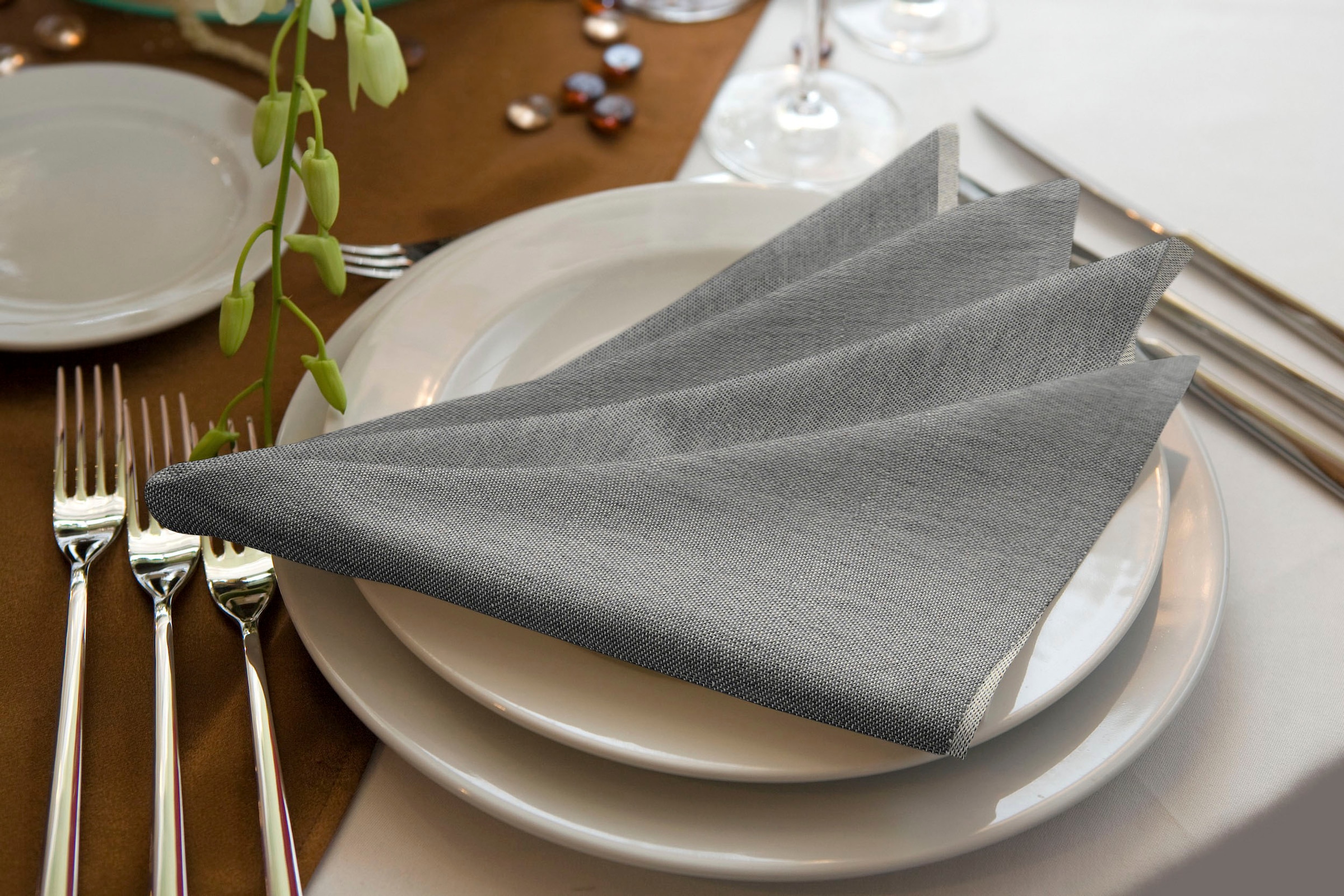 Adam Stoffserviette »Uni Light Collection«, (4 St.)