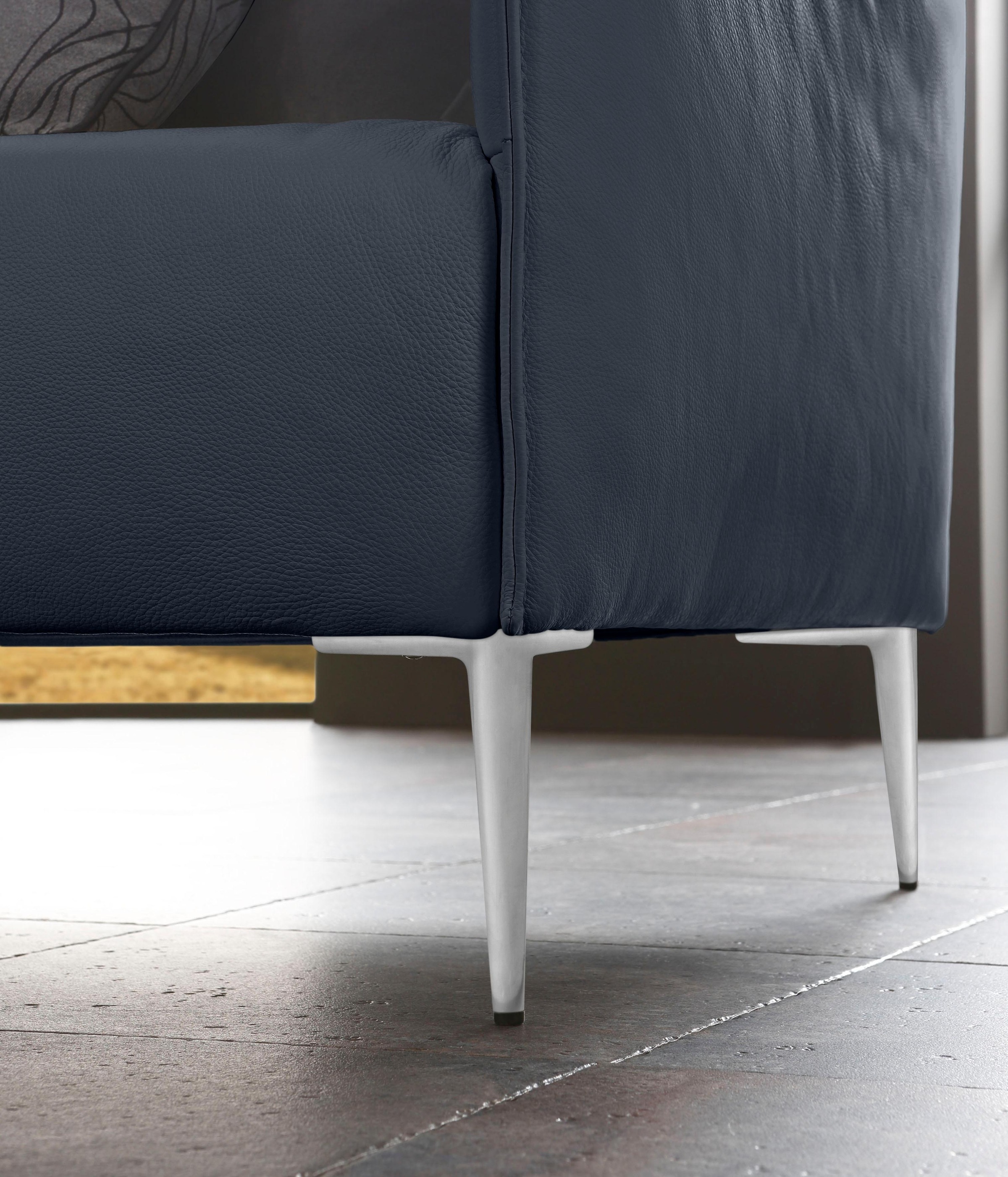 W.SCHILLIG 3-Sitzer »sally«, mit Metallfüßen in Chrom glänzend, Breite 224 cm