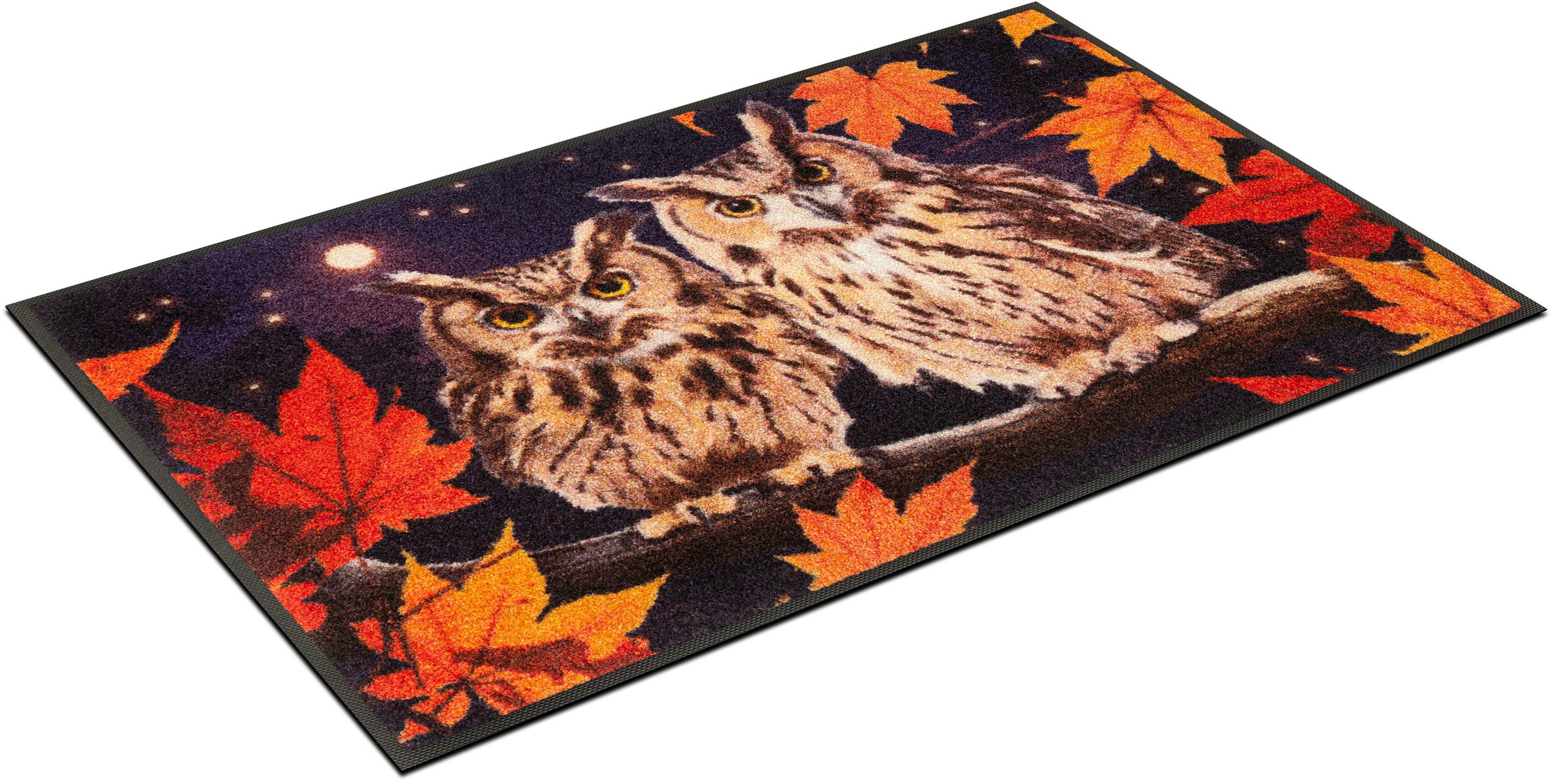 wash+dry by Kleen-Tex Fußmatte »Night Owls« rechteckig 7 mm Höhe