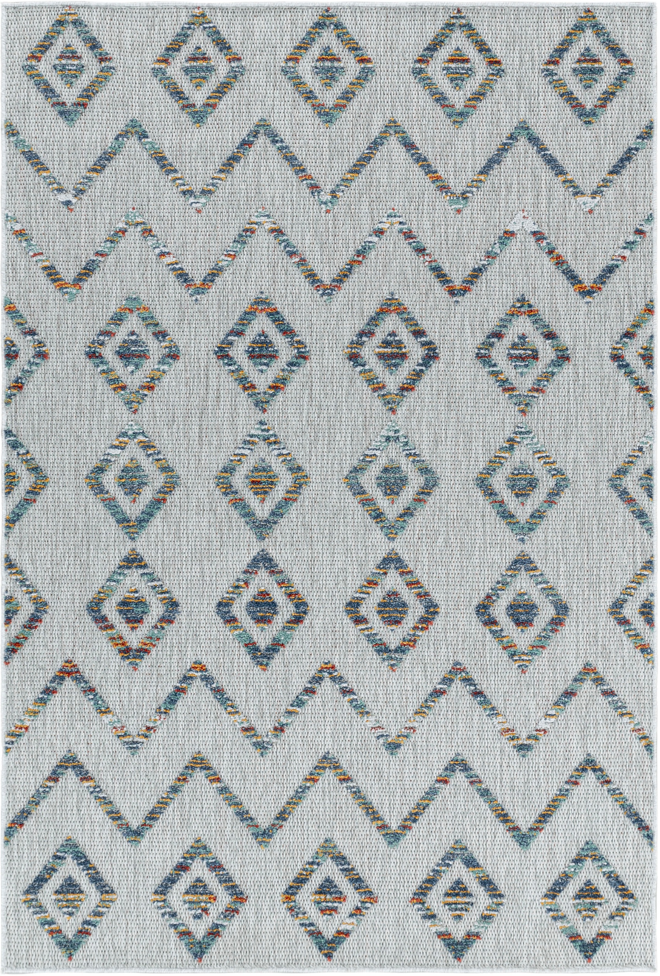 3. Bild von Ayyildiz Teppiche Teppich »BAHAMA 5152,AYYILDIZ TEPPICHE,BAHA«, rechteckig, Flachflor mit Hoch-Tief-Struktur, In-und Outdoor geeignet