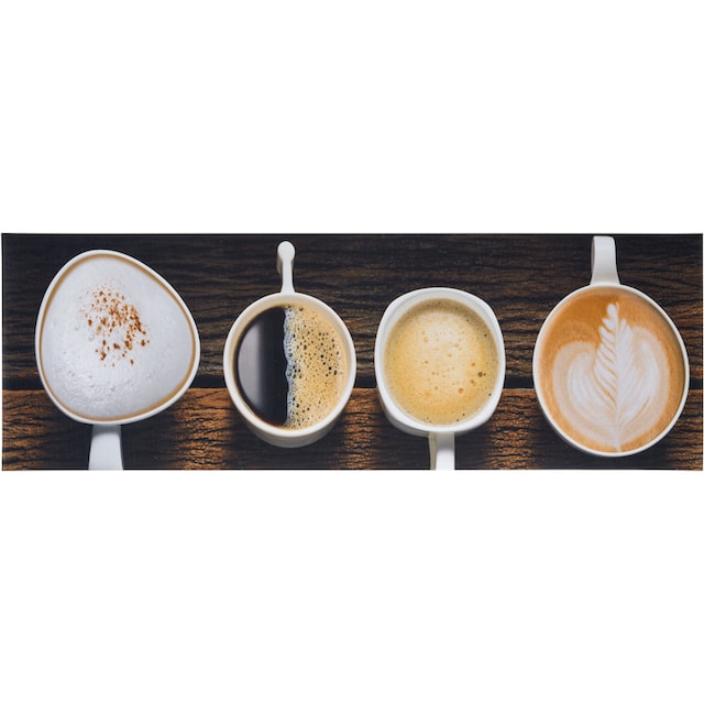 Andiamo Küchenläufer »Kaffeetassen«, rechteckig, aus Vinyl, abwischbar,  rutschhemmend, Motiv Tassen, Größe 50x150 cm bequem und schnell bestellen