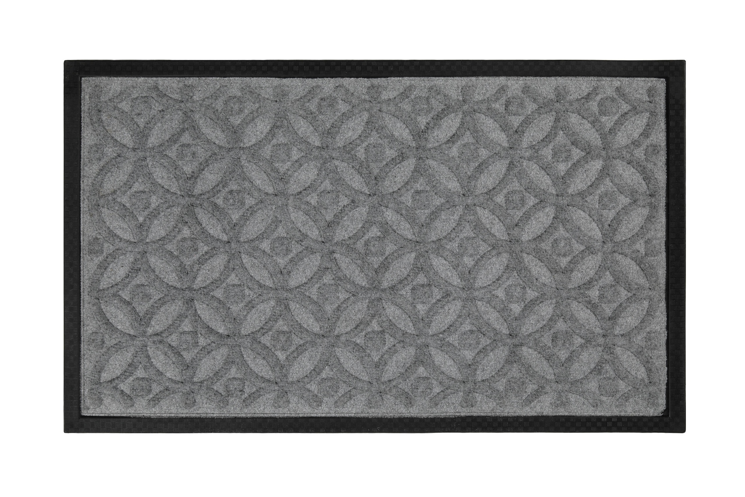 Wecon home Fußmatte »Midnight Mosaic«, rechteckig, 4 mm Höhe, pflegeleicht, rutschfest, Ornamente, Innen & Außen, Schmutzfangmatte