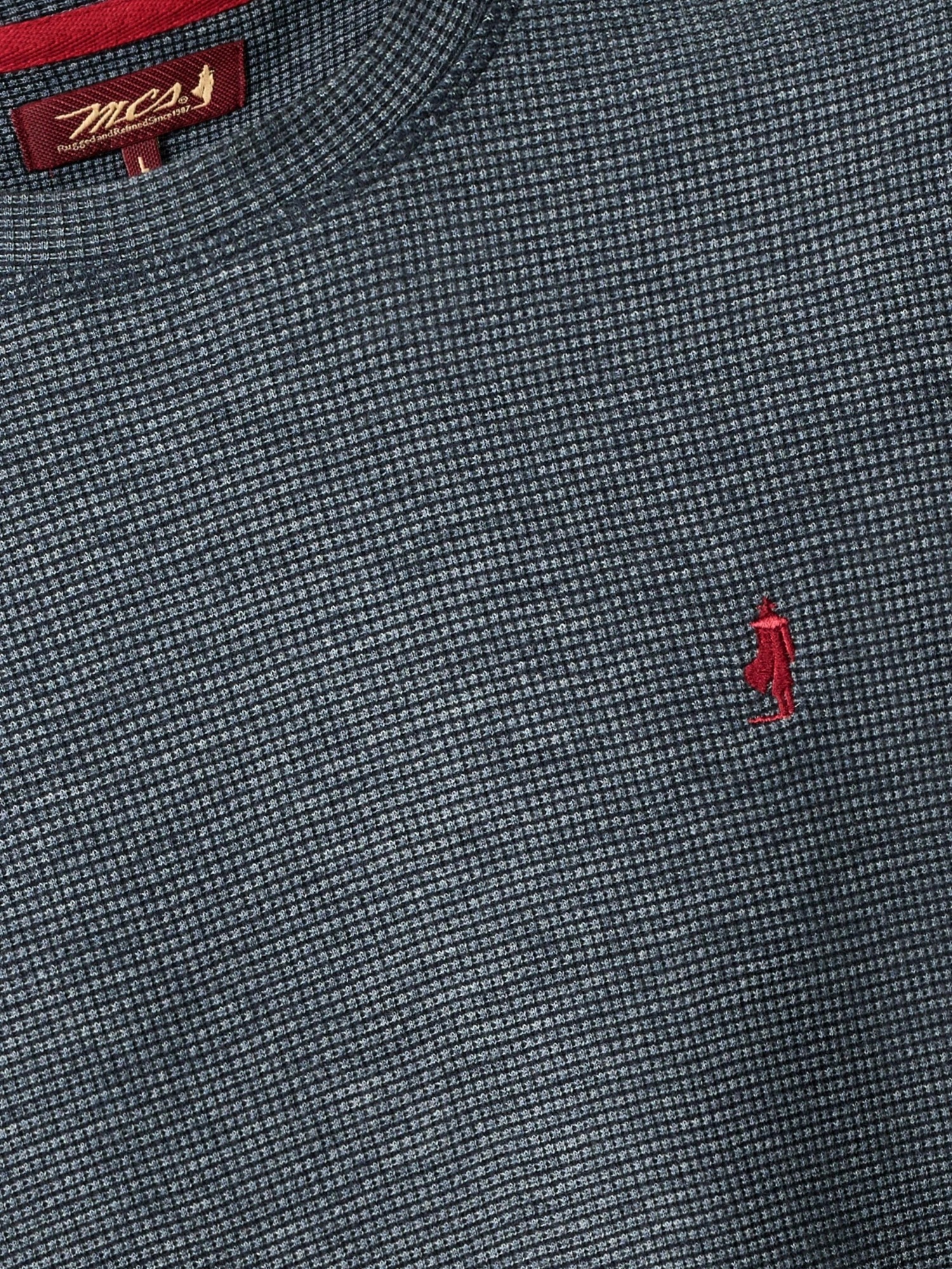 MCS Kurzarmhemd »MCS T-shirt MCColin Waffle«