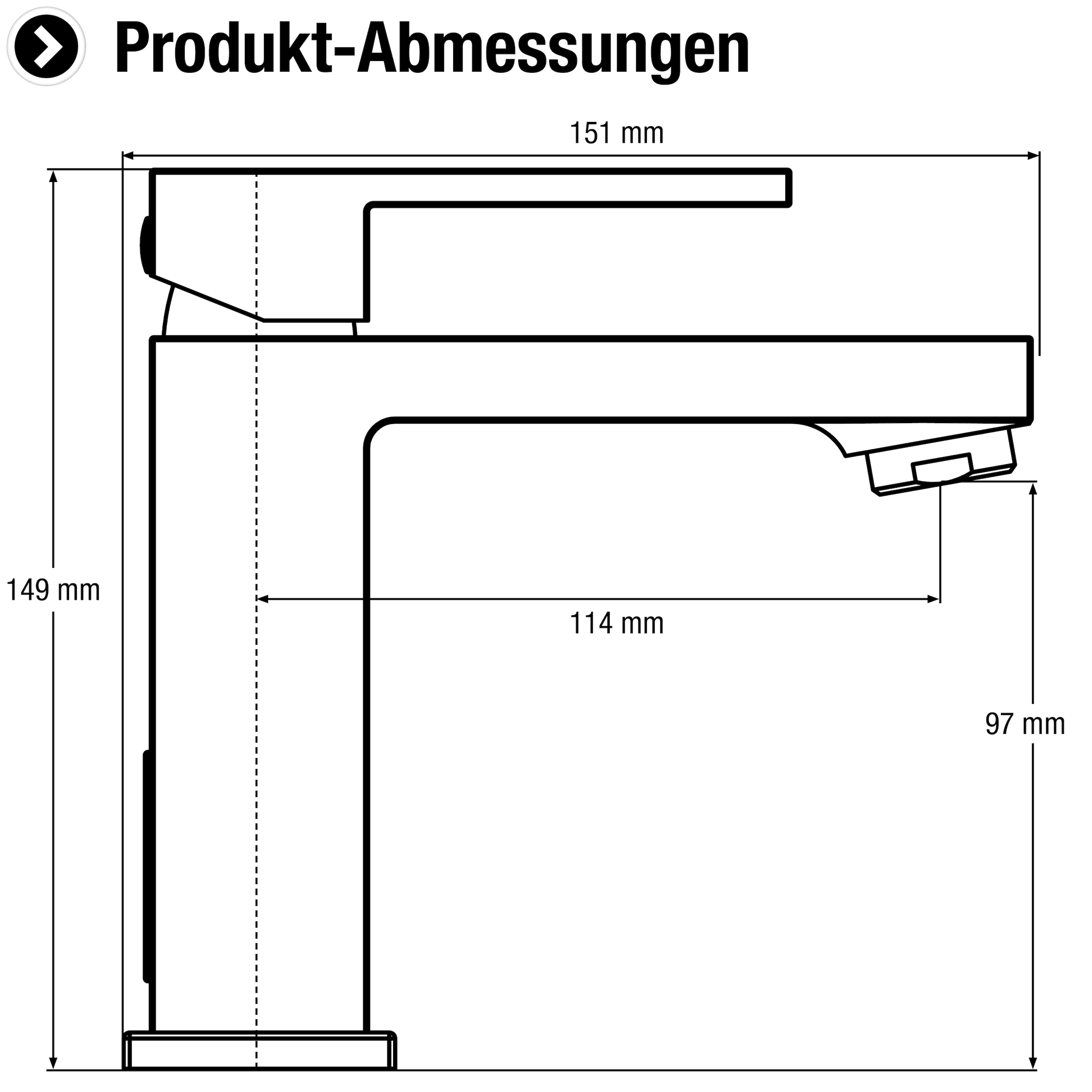 CORNAT Waschtischarmatur