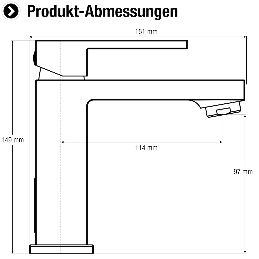 CORNAT Waschtischarmatur