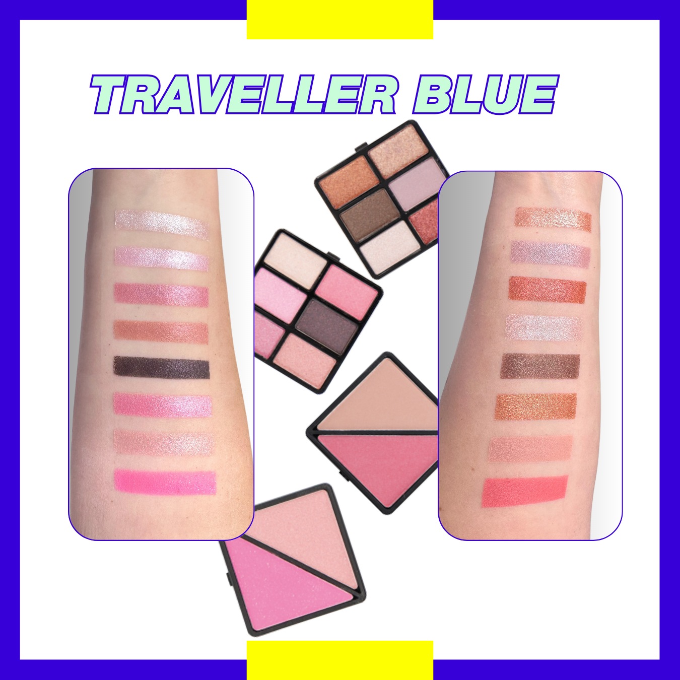 ZMILE COSMETICS Kosmetik-Koffer »'Traveller' blue«, (87 tlg.), mit veganer Formulierung