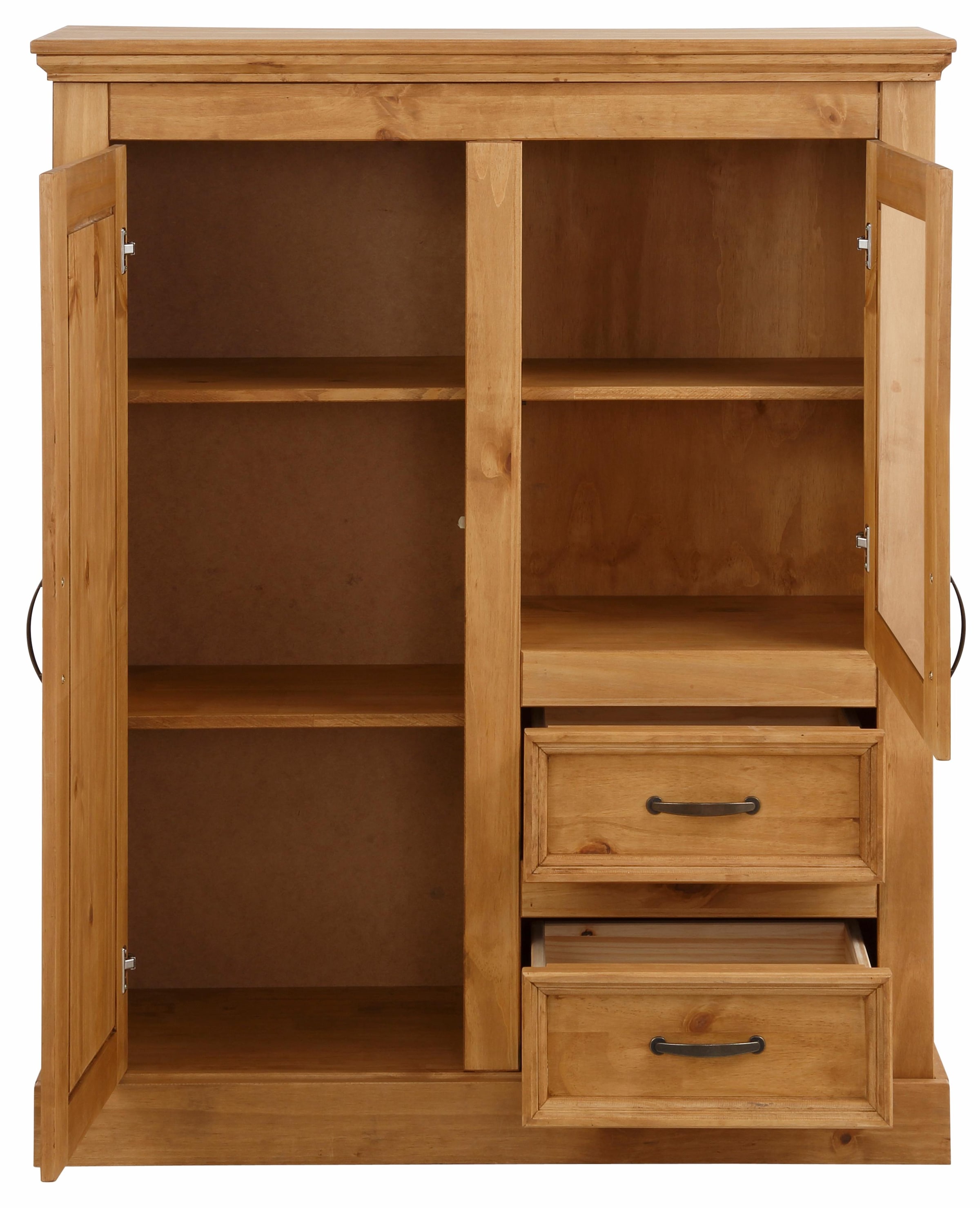 Home affaire Highboard »Selma«, Vitrine, Breite 100 cm