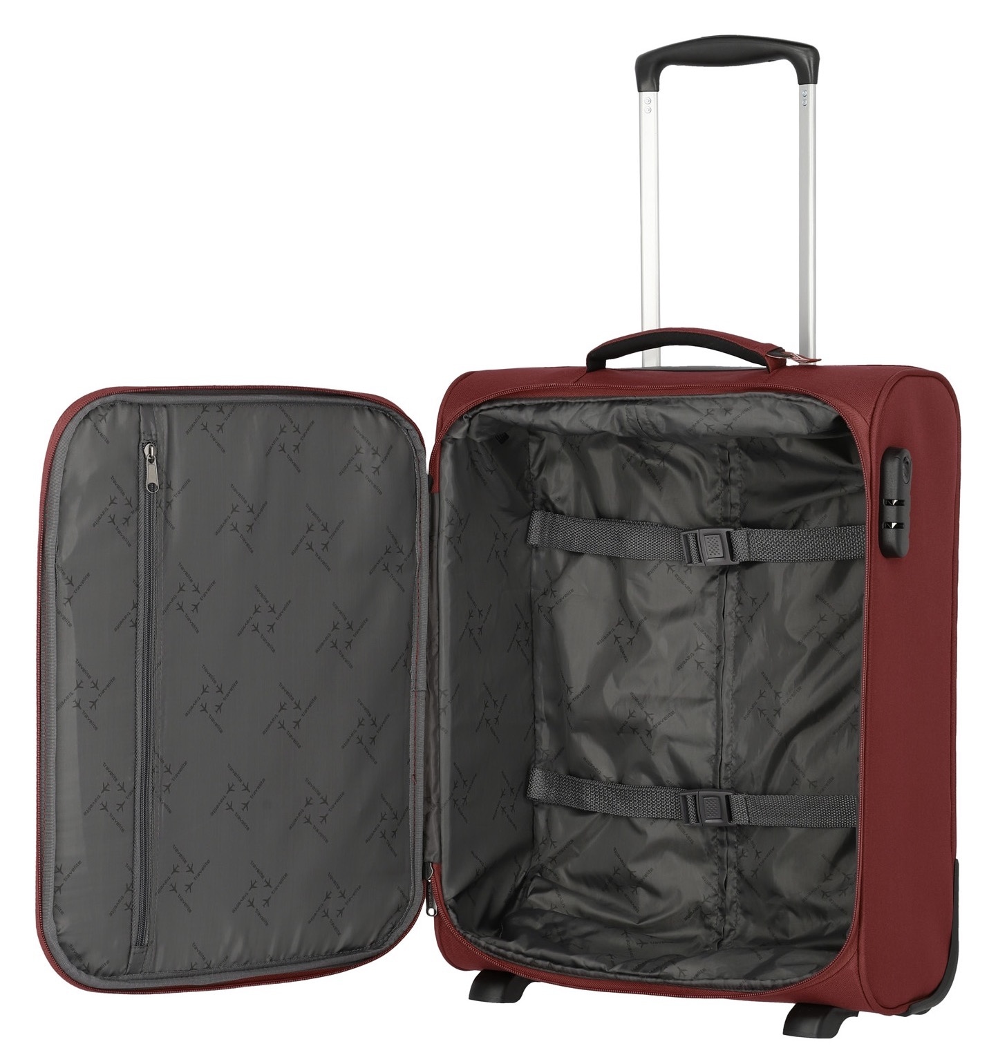 travelite Trolleyset »CITY, marine«, (3 tlg.), Kofferset Reisegepäck Reisekoffer TSA Schloss
