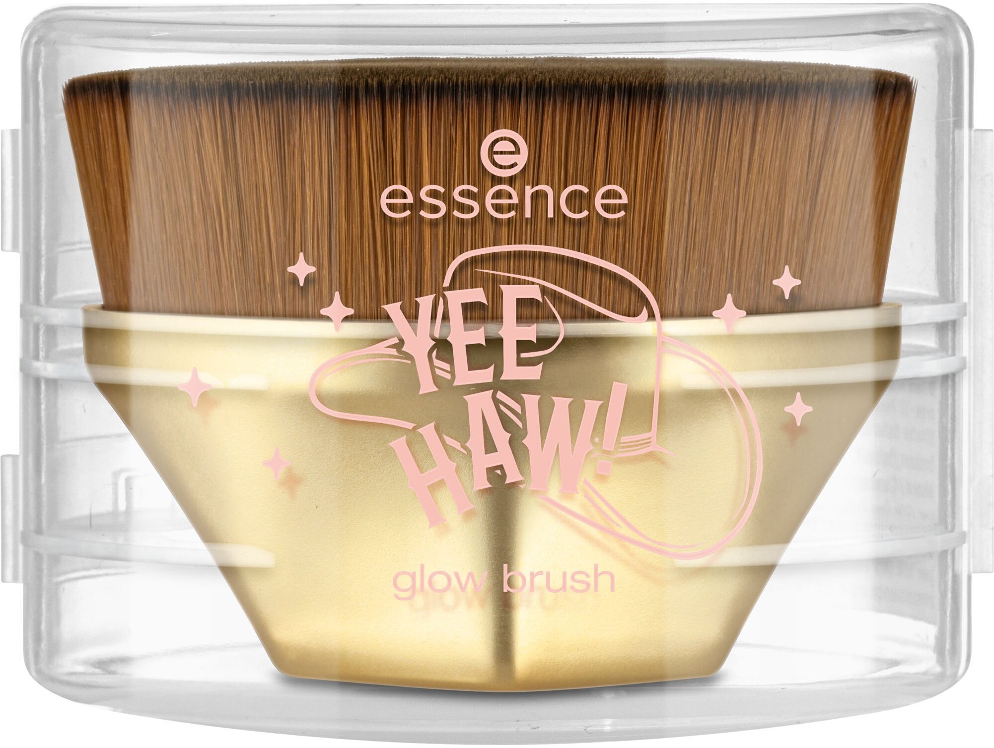 Essence Foundationpinsel »YEE HAW! glow brush«, (Set, 3 tlg.)