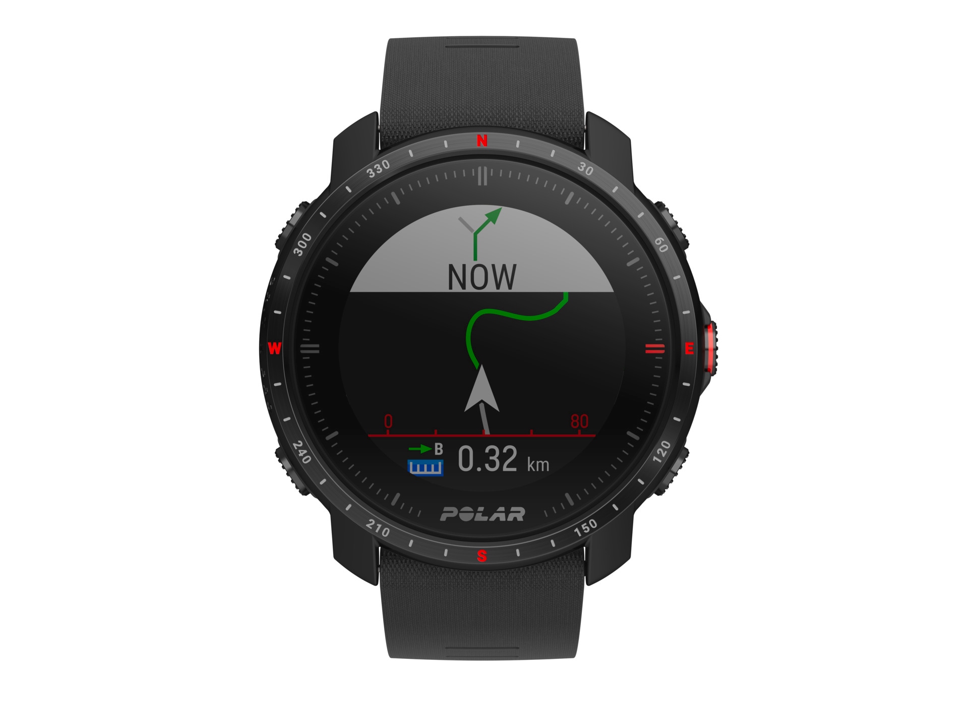 Polar Smartwatch »GRIT X PRO«, (3,05 cm / 1,2 Zoll), Proprietär, 0,064 GB, GPS Navigation 10 ATM)