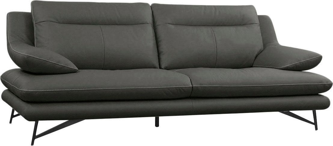 CALIA ITALIA 2,5-Sitzer »Cezanne, italienisches Design trifft erstklassigen Sitzkomfort, Leder«, Edles Designsofa in besonders langlebigen & pflegeleichten Lederarten