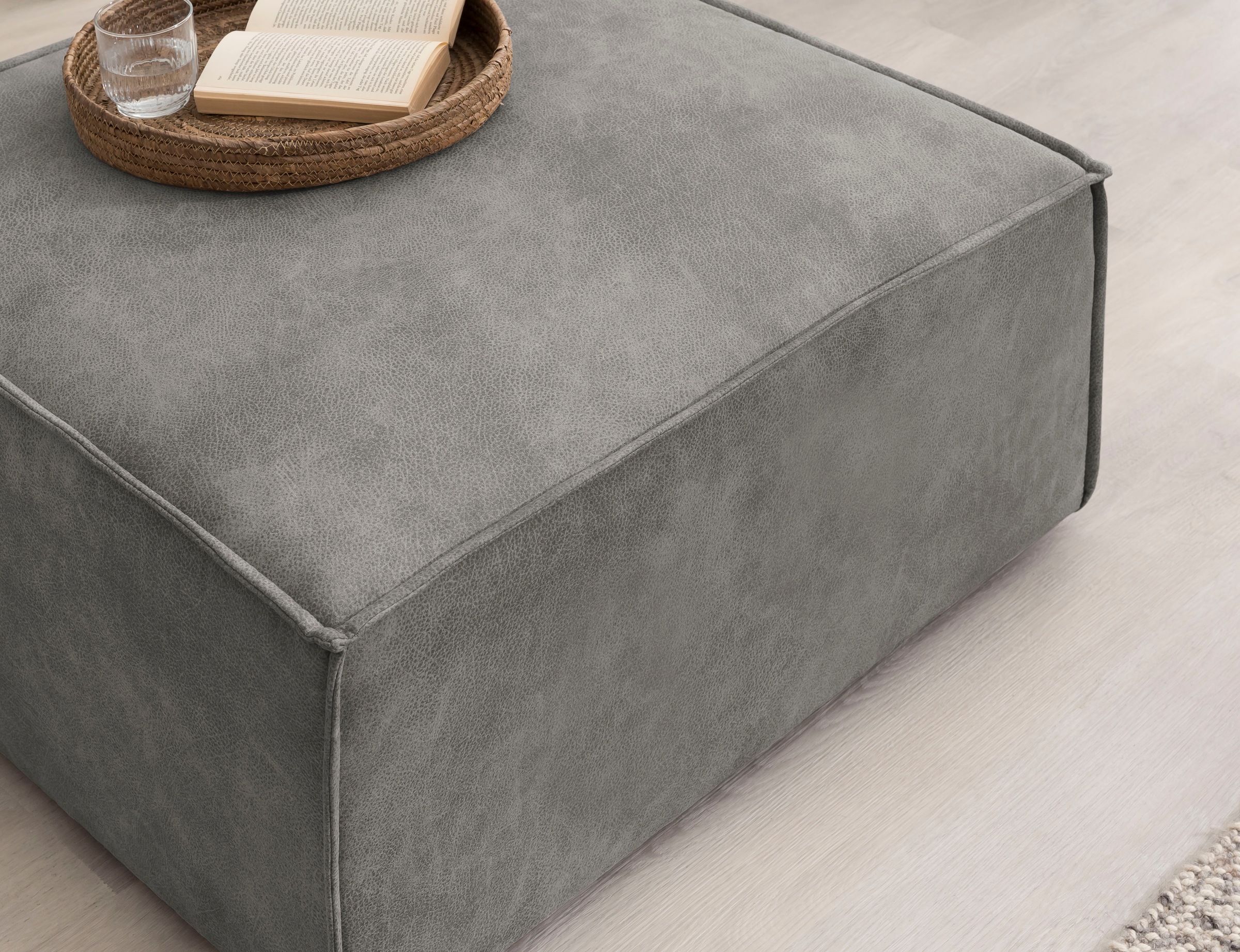 Home affaire Sessel »SHERWOOD«, Loveseat und Hocker im Set, passend zur Polster-Serie SHERWOOD
