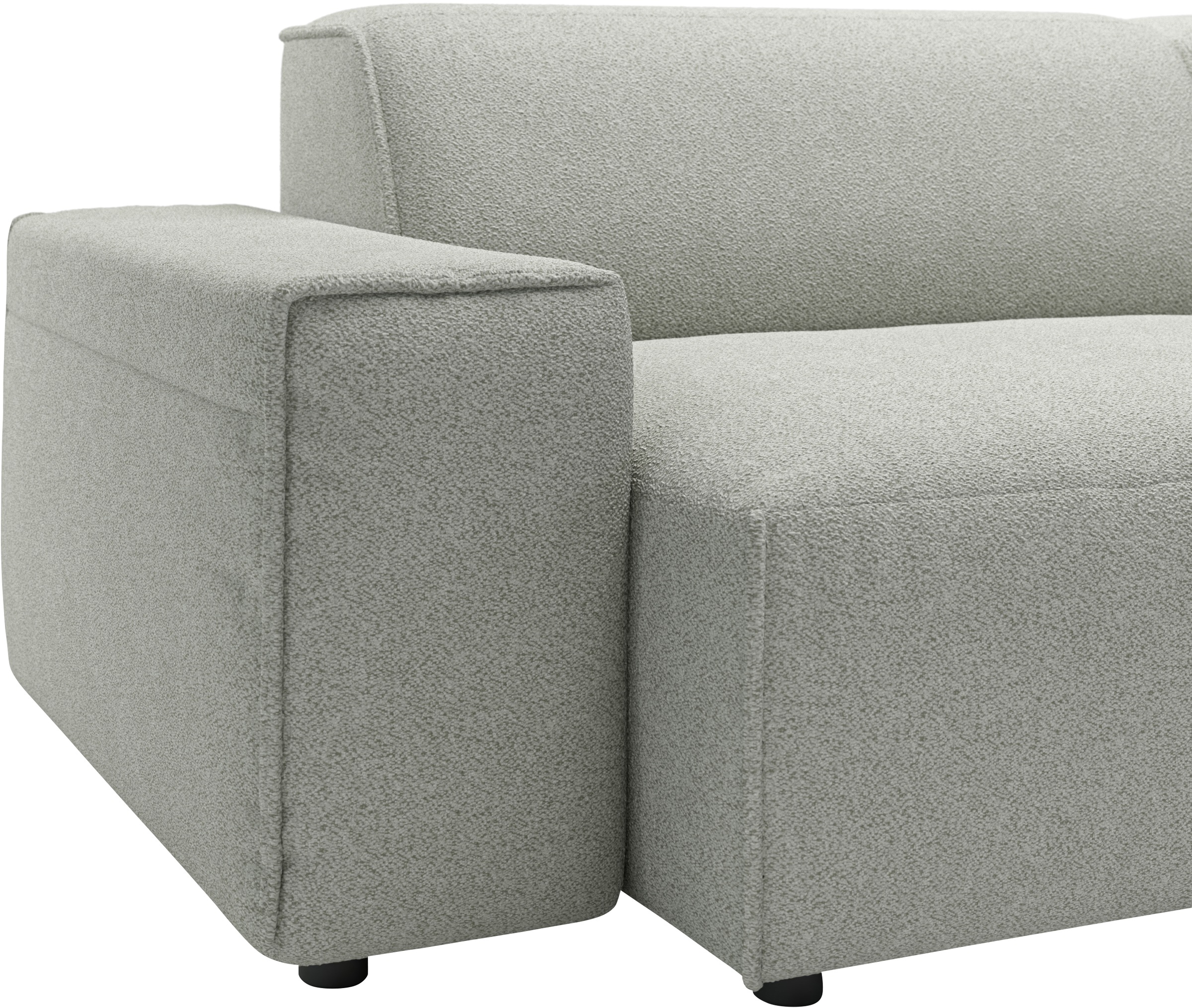 andas Ecksofa »Glimminge L-Form auch in Breitcord, Feincord + Easy care-Bezug,«, Breite 264, Zierkissen