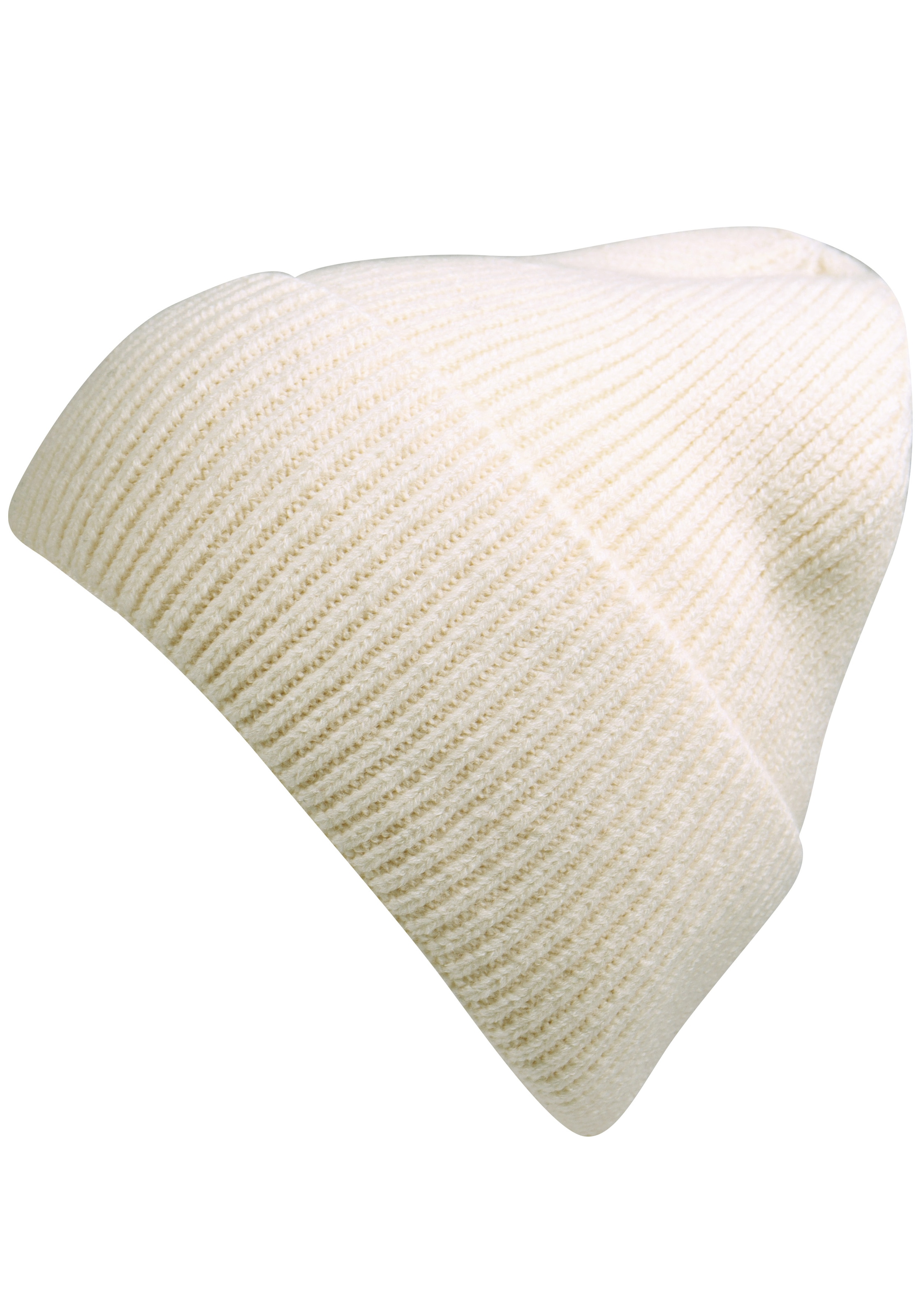 Capelli New York Beanie Rippstrick, Wollanteil, wärmend