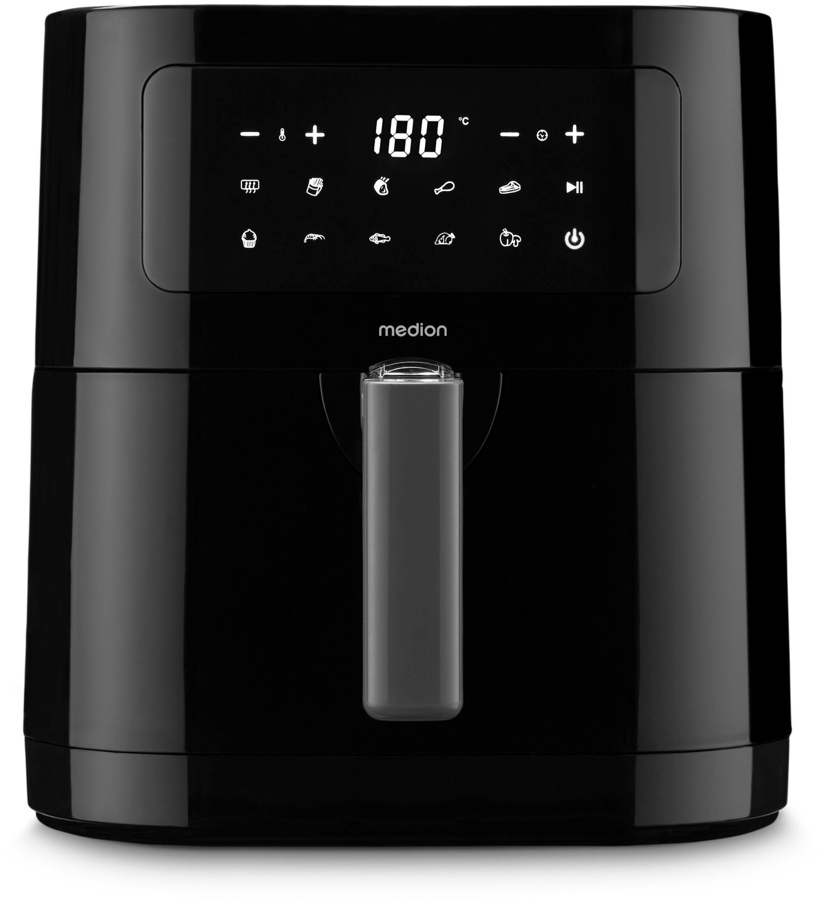 Medion® Heißluftfritteuse »MD11740  E40 XL, Nutzinhalt 5,2 L; Korb in Korb«, 2000 W, digitales Bedienfeld, 9 Automatikprogramme