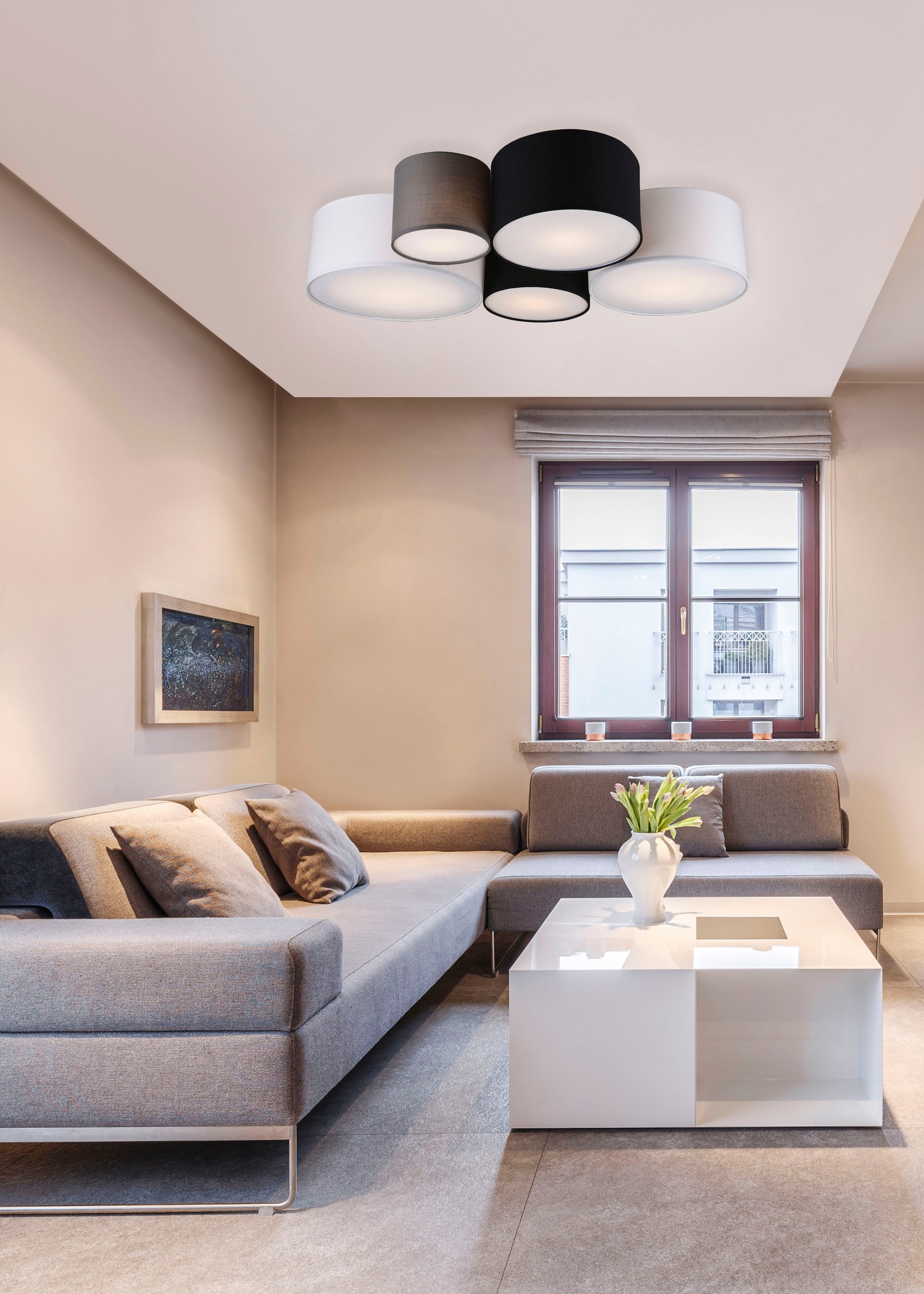 TRIO Leuchten Deckenleuchte »Hotel« E27 1 Stk. Deckenlampe 5-flammig, mehrf günstig online kaufen