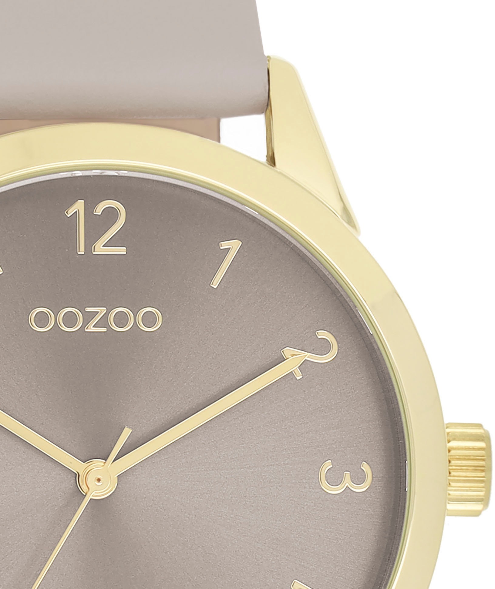 OOZOO Quarzuhr, Armbanduhr, Damenuhr, Herrenuhr, Lederarmband, analog