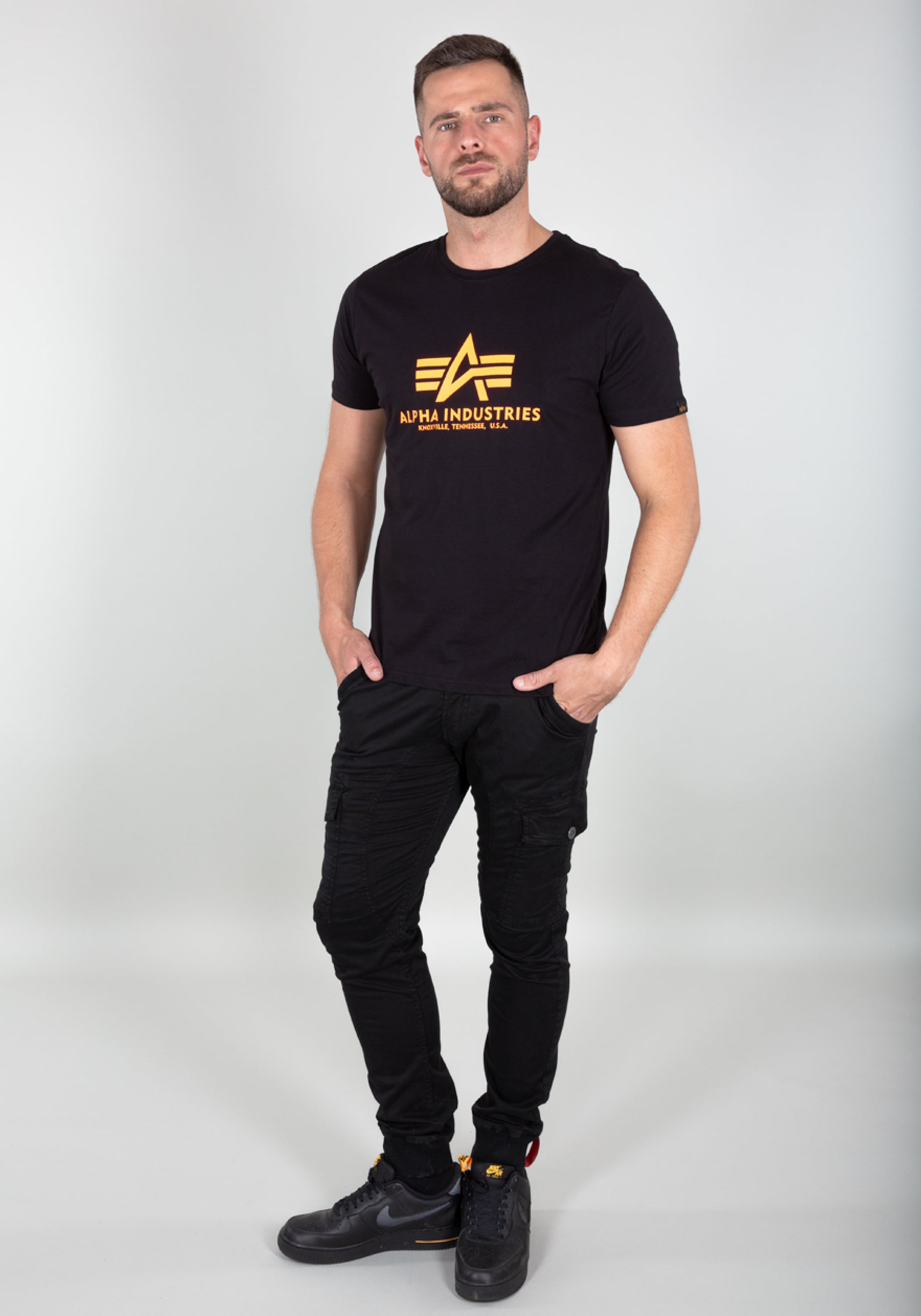 Alpha Industries T-Shirt »Alpha Industries Men - T-Shirts Basic T-Shirt Neon Print«