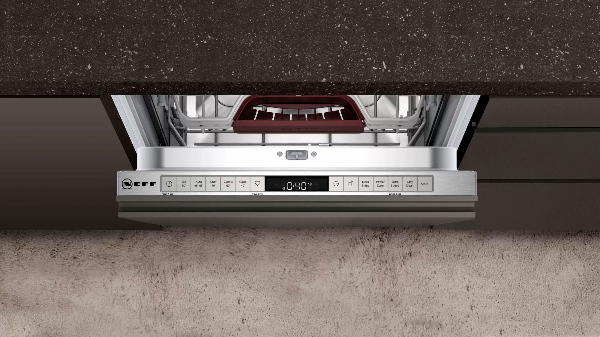 NEFF vollintegrierbarer Geschirrspüler N 70 »S857YMX03E«, 10 Maßgedecke, Zeolith® für herausragende Trocknungsergebnisse
