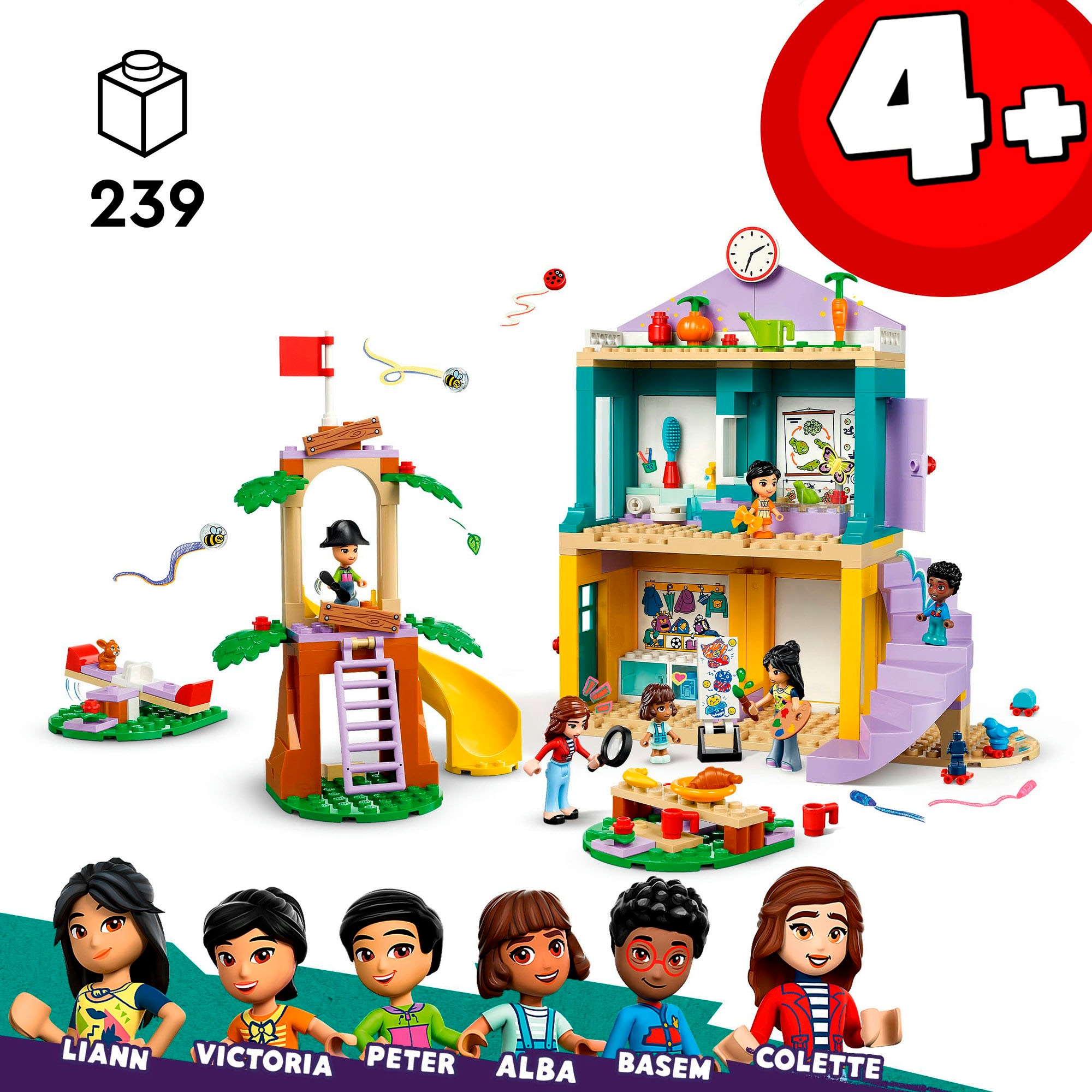 LEGO® Konstruktionsspielsteine »Heartlake City Kindergarten (42636), LEGO Friends«, (239 St.), Made in Europe
