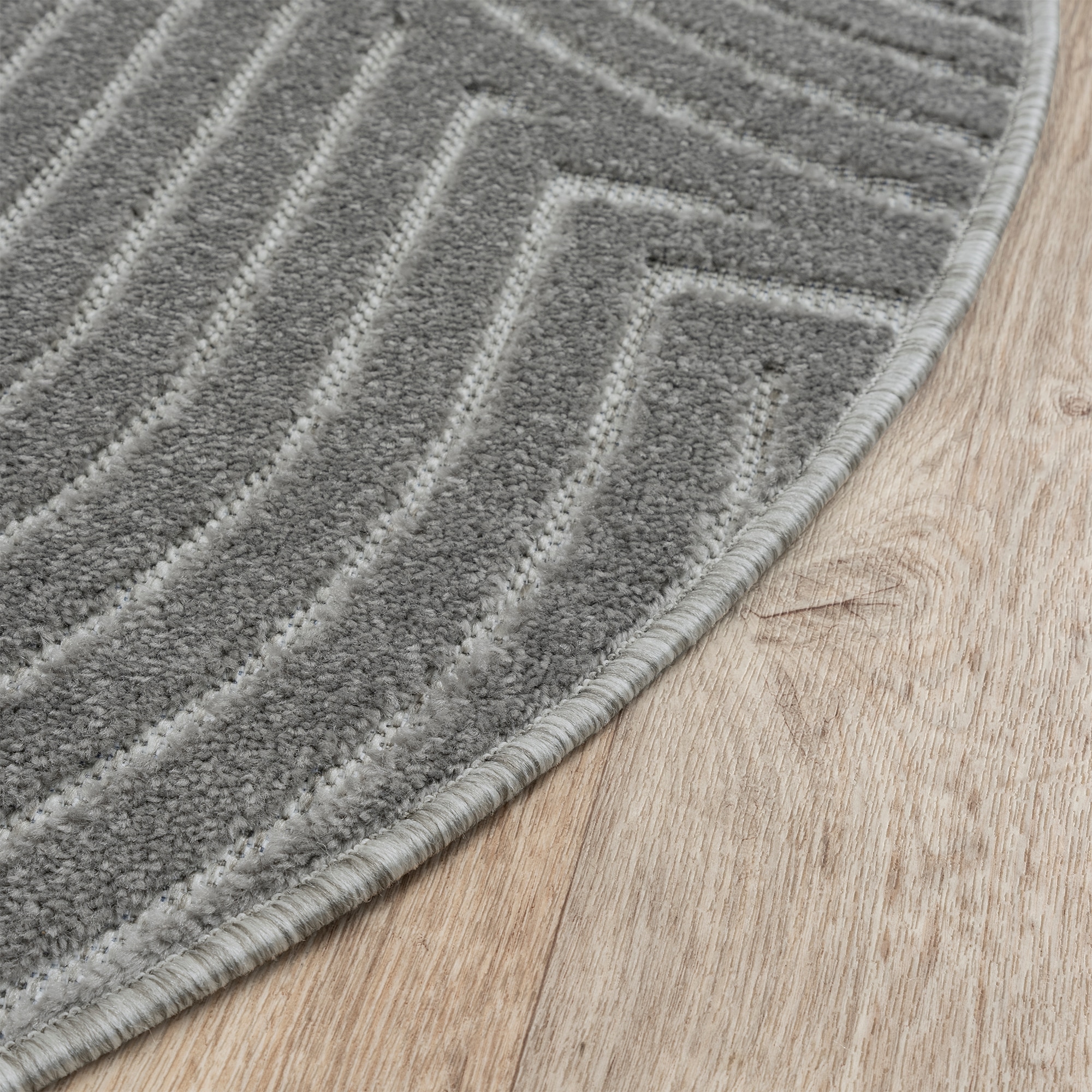 Sanat Teppich »Berlin«, rund, 6 mm Höhe, In -und Outdoor geeignet, Außenbereich,Terasse, Balkon, modern