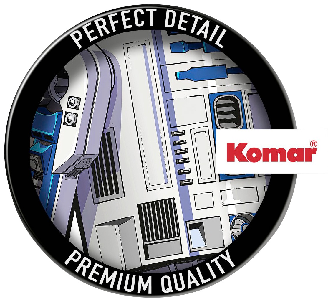 Komar Vliestapete »Selbstklebende Vlies  - Star Wars XXL R2D2 - Größe 127 x 120 cm«, bedruckt, Kinderzimmer
