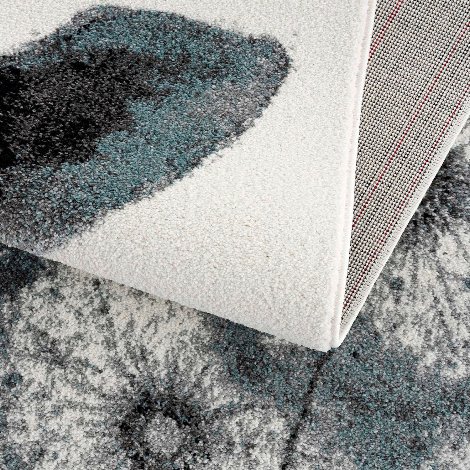 Carpet City Kinderteppich »Savanna 9370«, rund, 11 mm Höhe, Spielteppich, Teppich, Giraffe, Creme/ Grau, Kurzflor