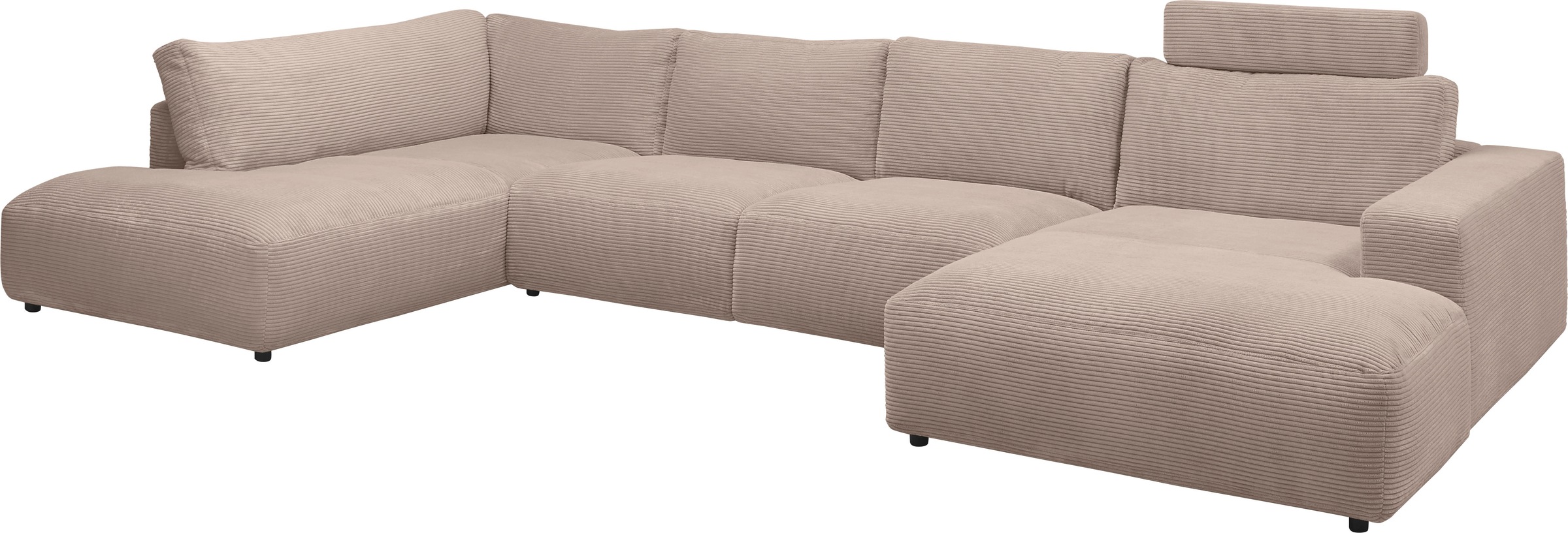 Musterring Wohnlandschaft »Lucia U-Form« Verschiedene Farben, Cord-Bezug, Gesamtbreite 434 cm