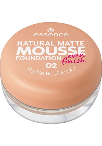 Foundation »NATURAL MATTE MOUSSE FOUNDATION«, (3er Pack)